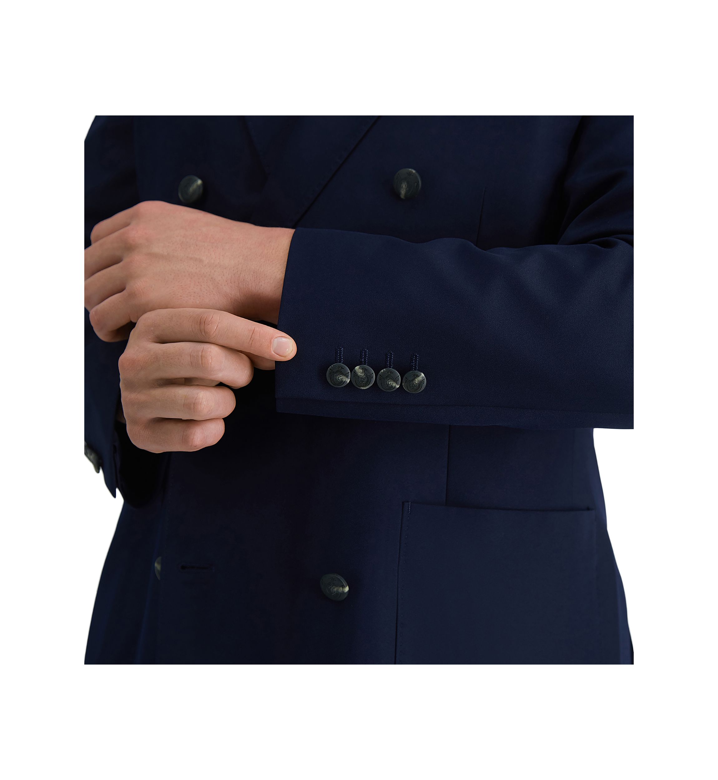 Smart Wash™ Stretch Double Breasted Sport Coat