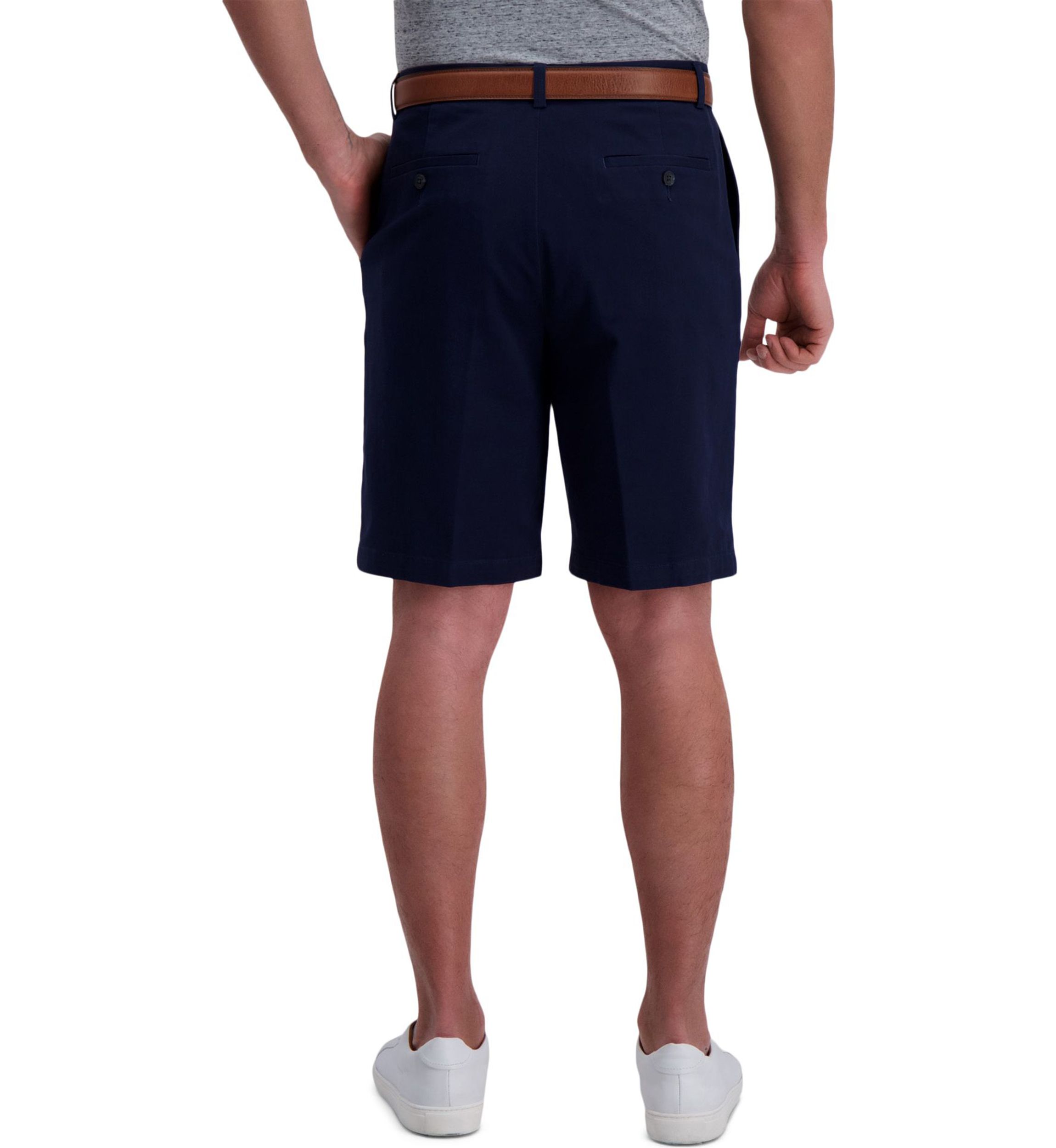 Comfort Straight Fit Flat Front Chino Short