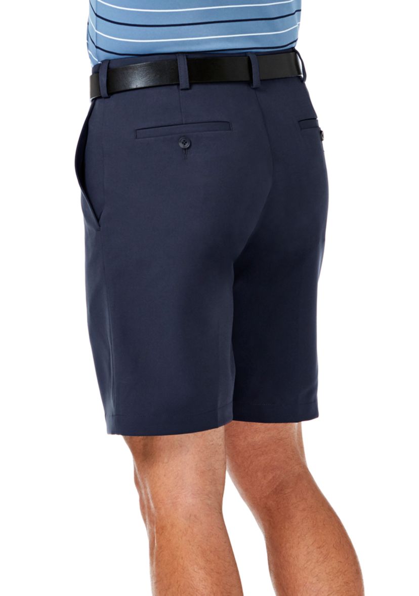 Haggar Cool 18 PRO Stretch Solid Flat Front Shorts