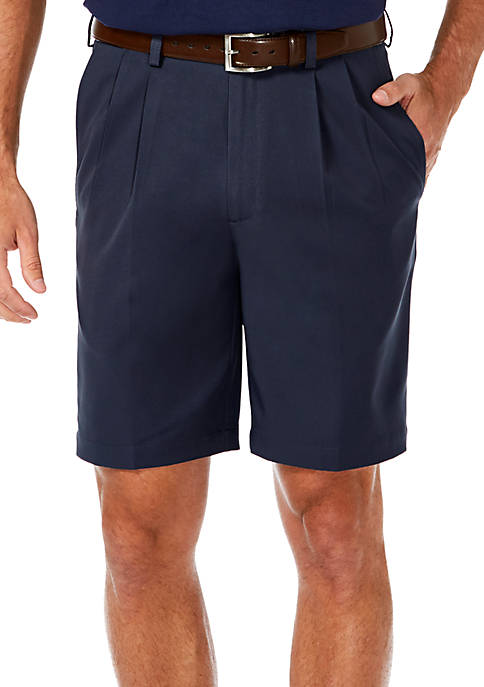 Haggar® Cool 18 PRO Stretch Solid Pleat Shorts
