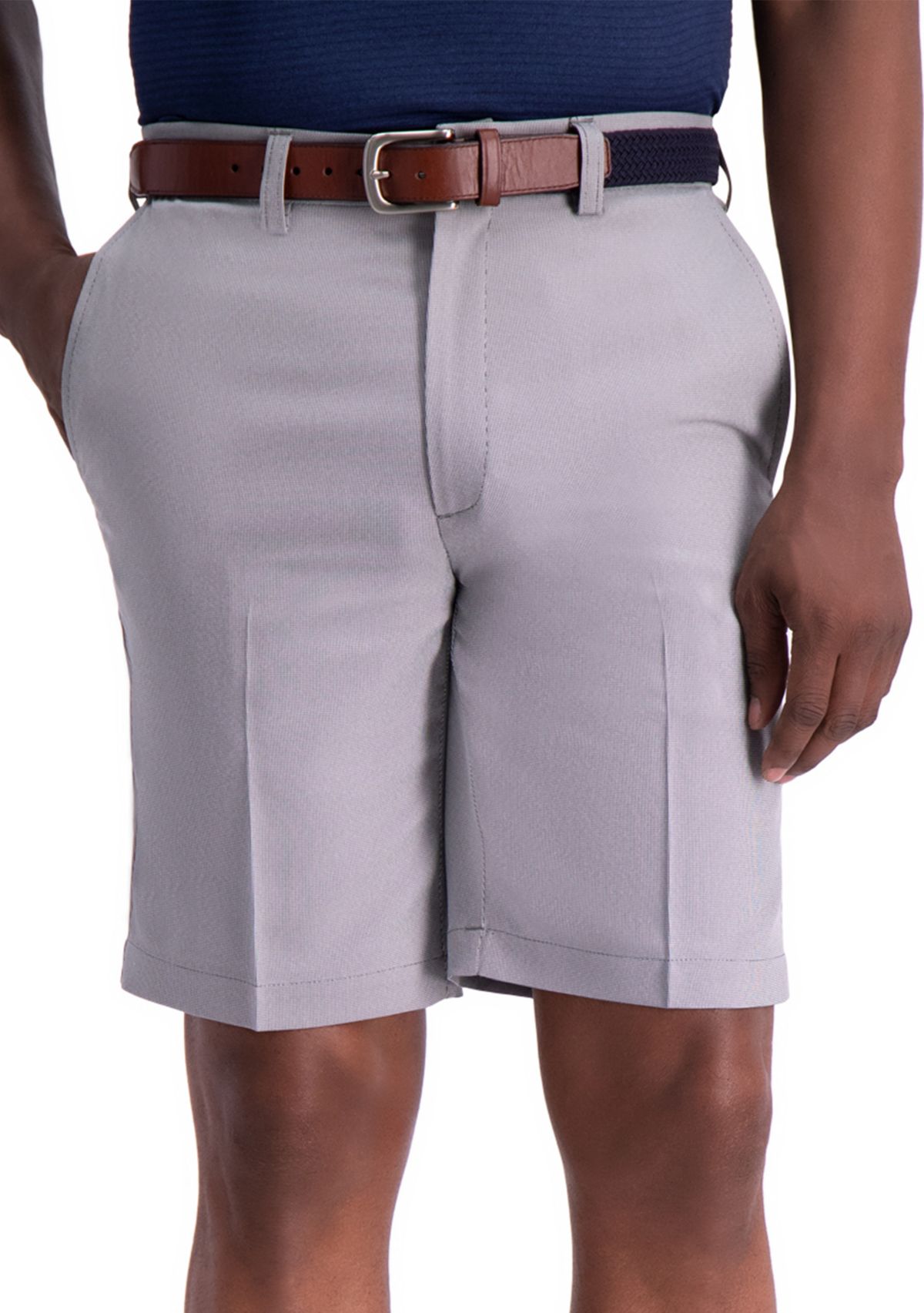 Haggar® Cool 18® Pro Straight Fit Flat Front Oxford Short