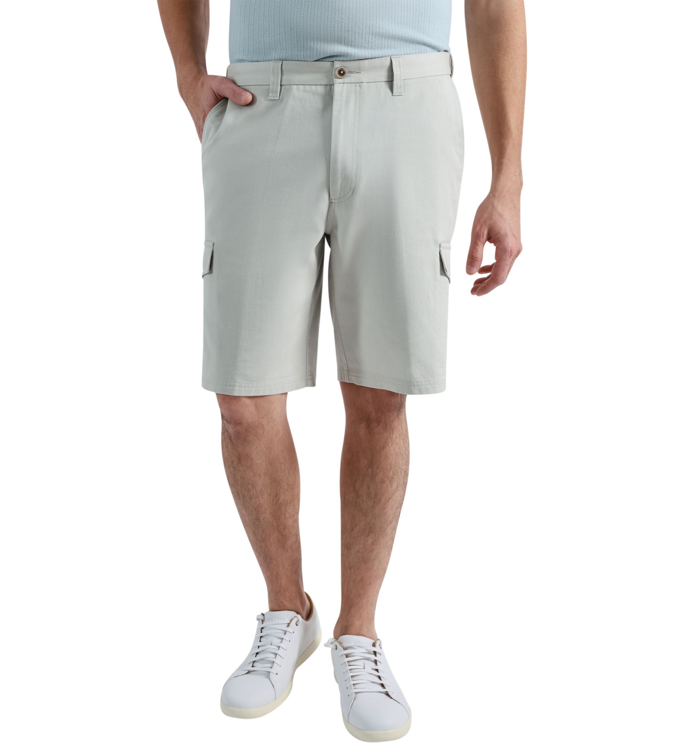 Mens Cotton Cargo Shorts