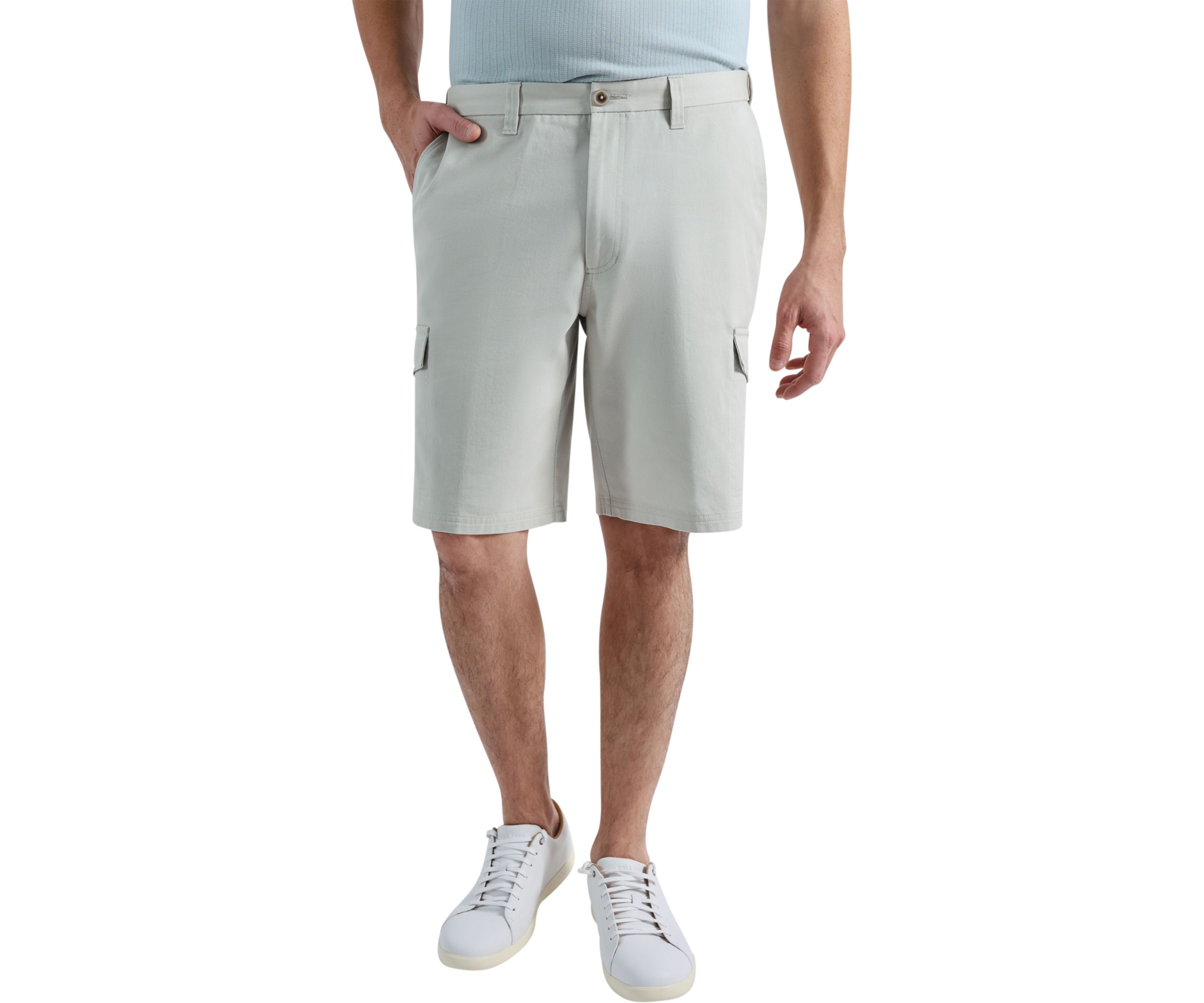 Mens Cotton Cargo Shorts
