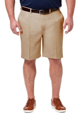 Haggar Men's Big & Tall Classic Fit Flat Front Shorts, 54