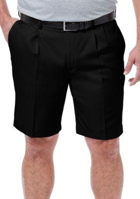 Mens big and hot sale tall pleated shorts