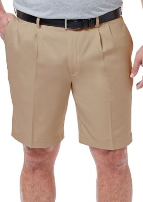 Haggar Men's Big & Tall Pro Classic Fit Pleat Shorts, 54