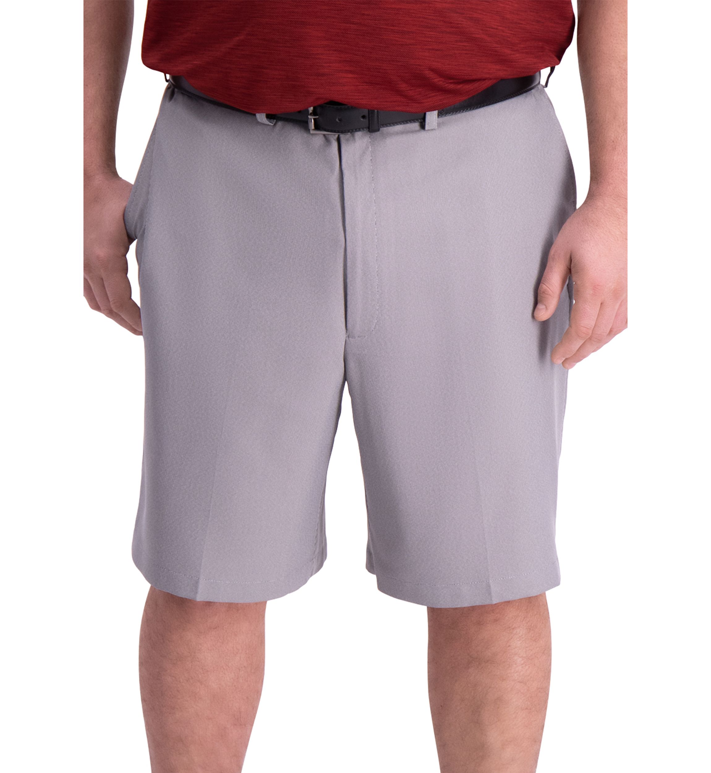 Big & Tall Cool  18 Pro Oxford Flat Front Shorts