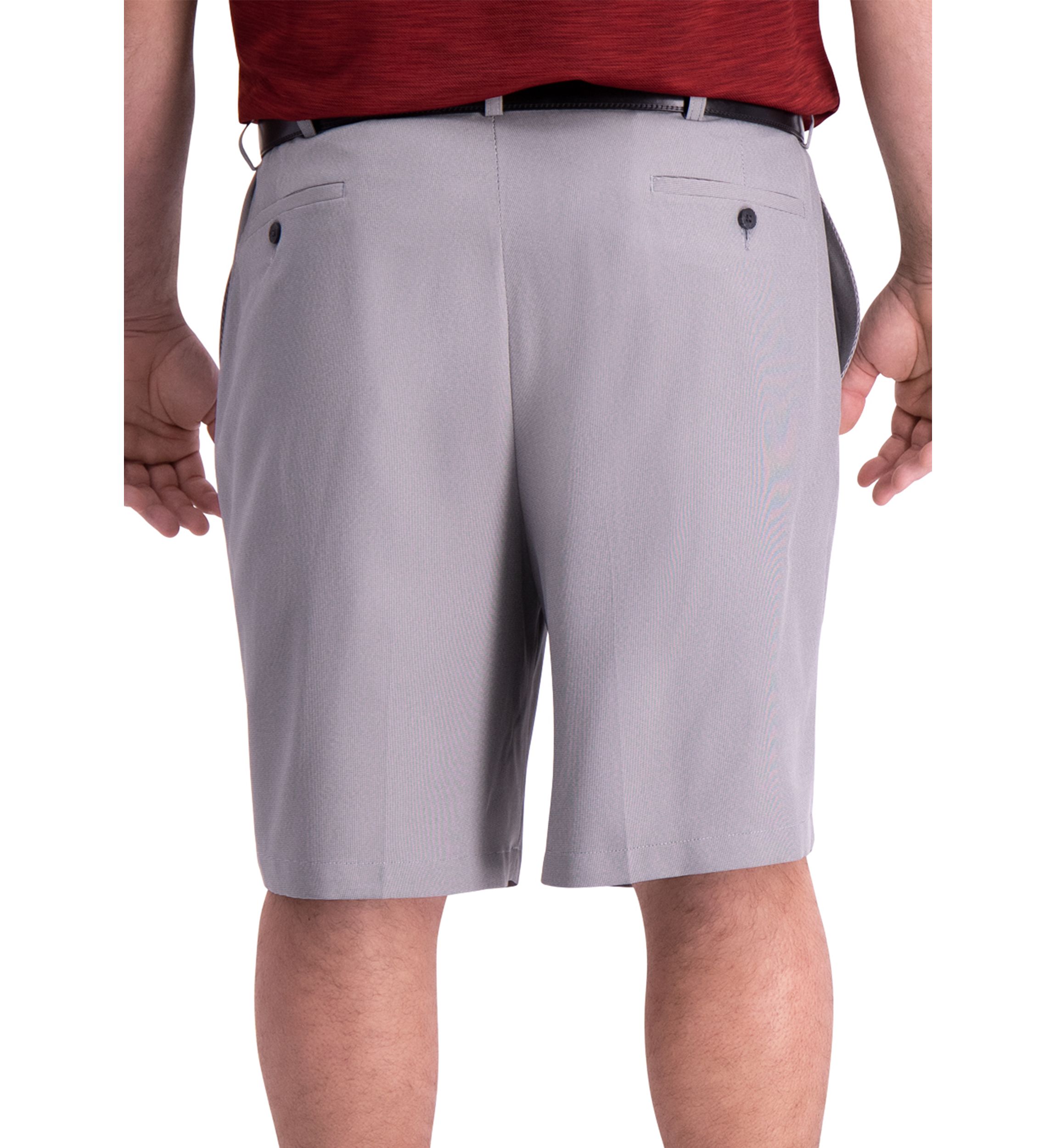 Big & Tall Cool  18 Pro Oxford Flat Front Shorts