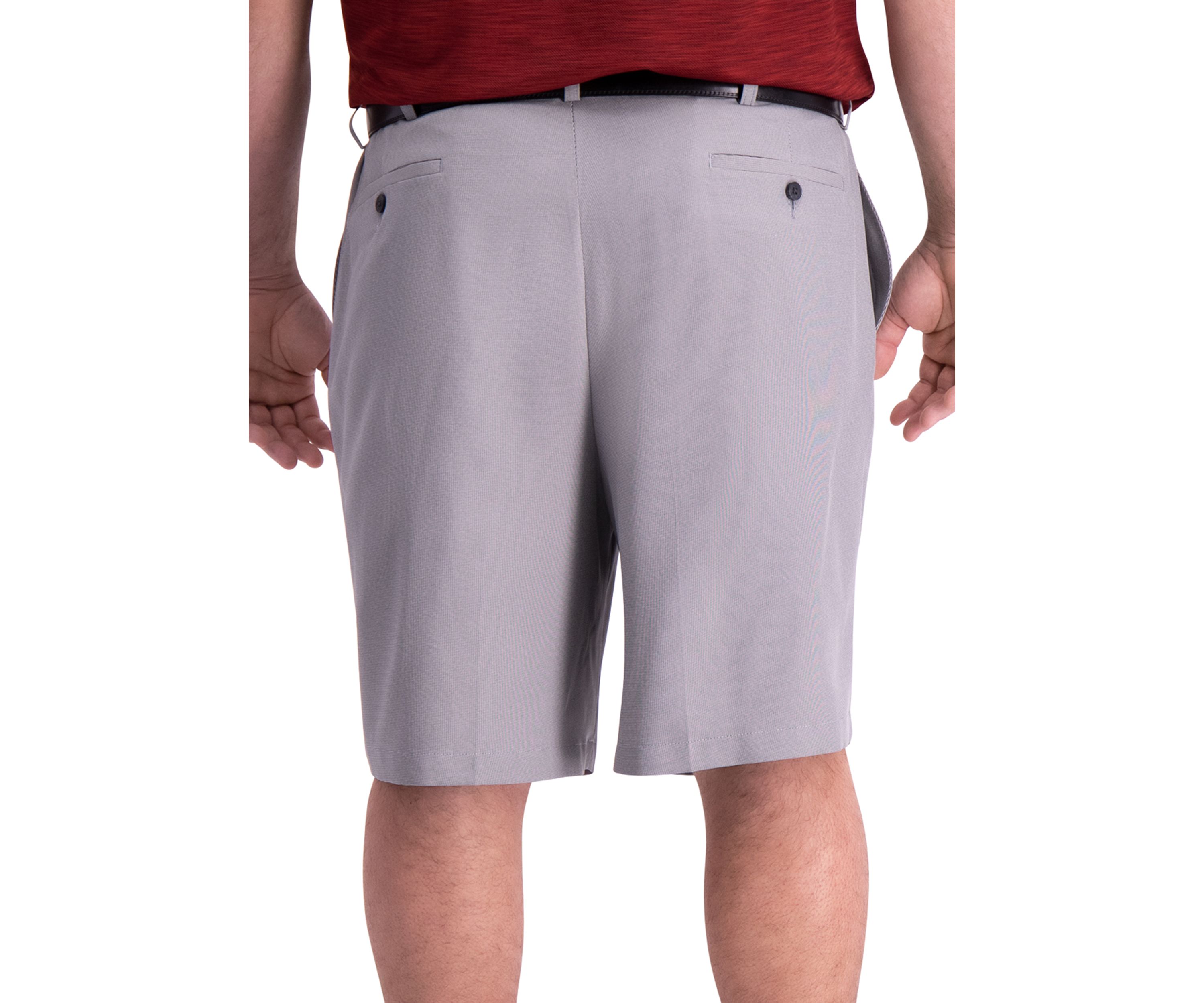 Big & Tall Cool  18 Pro Oxford Flat Front Shorts