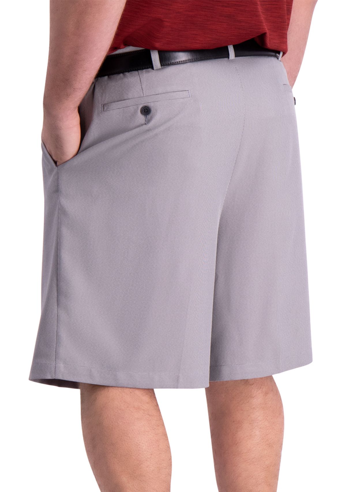 Big & Tall Cool  18 Pro Oxford Flat Front Shorts