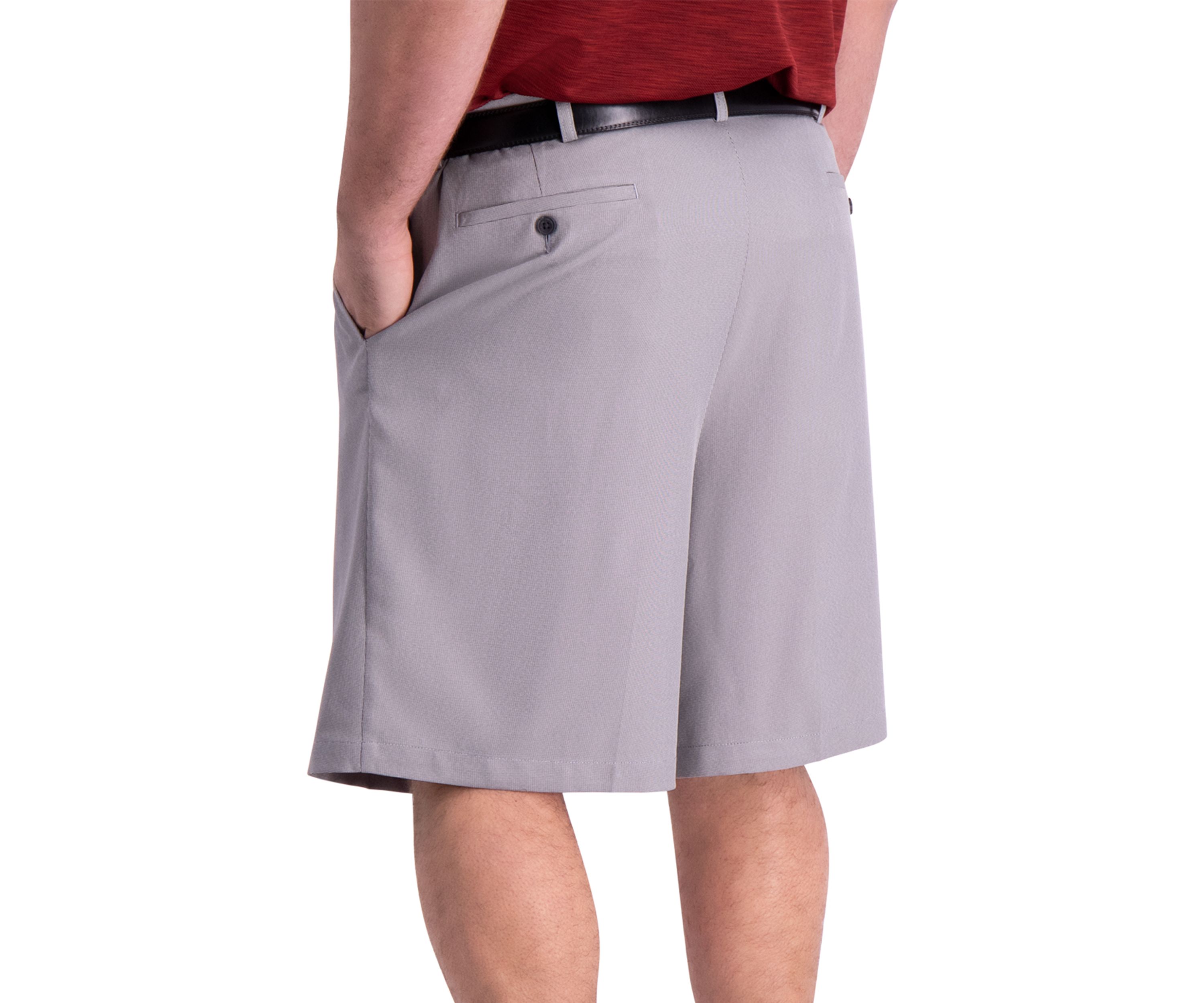 Big & Tall Cool  18 Pro Oxford Flat Front Shorts