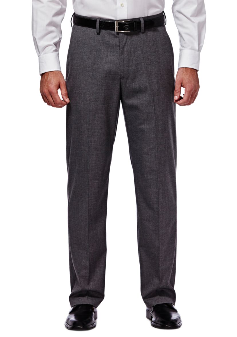 Mens Premium Stretch Classic Fit Flat Front Suit Separates Pant