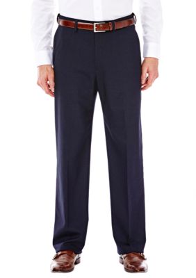 Haggar Men's Premium Stretch Classic Fit Flat Front Suit Separates Pant