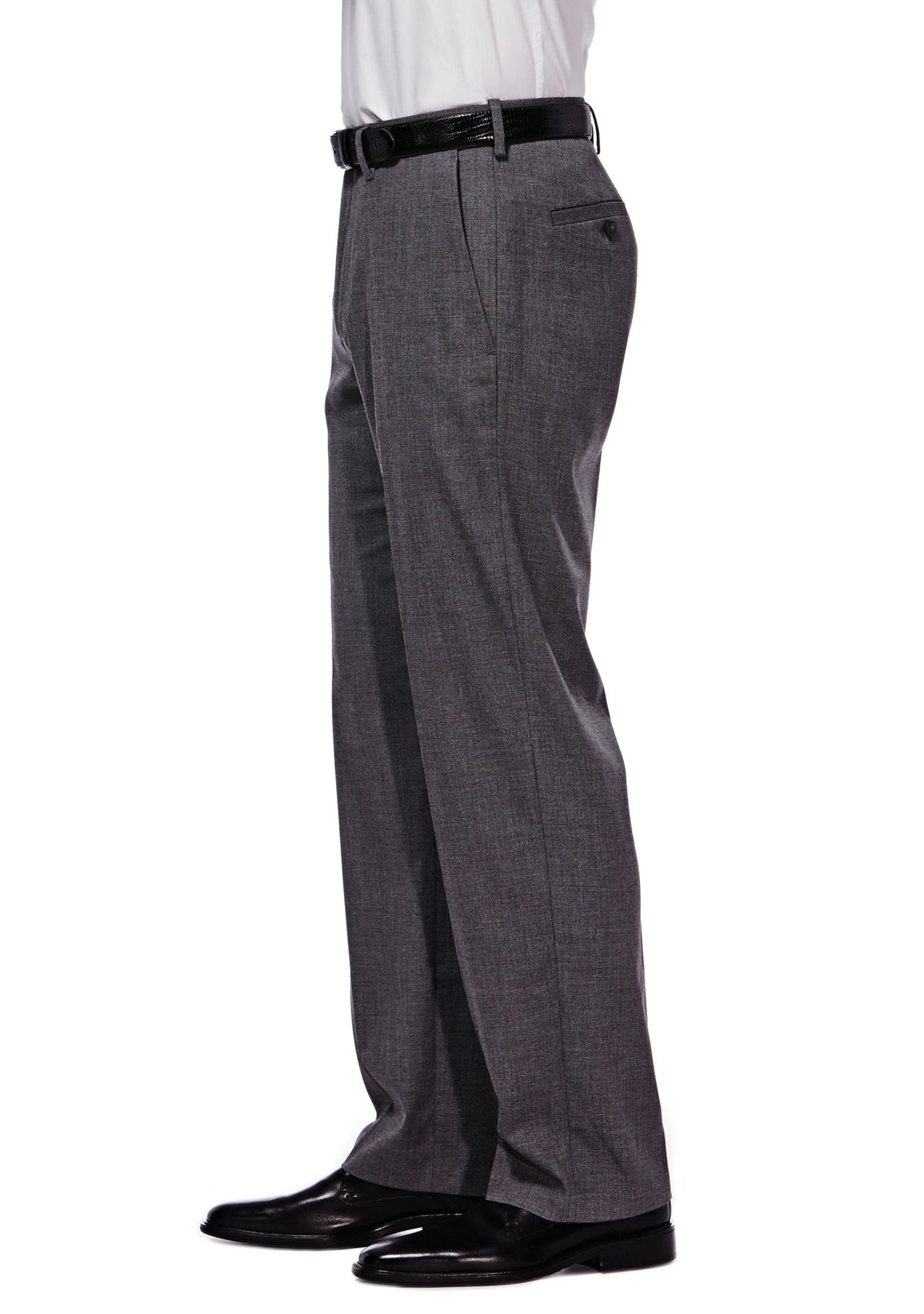 Mens Premium Stretch Classic Fit Flat Front Suit Separates Pant