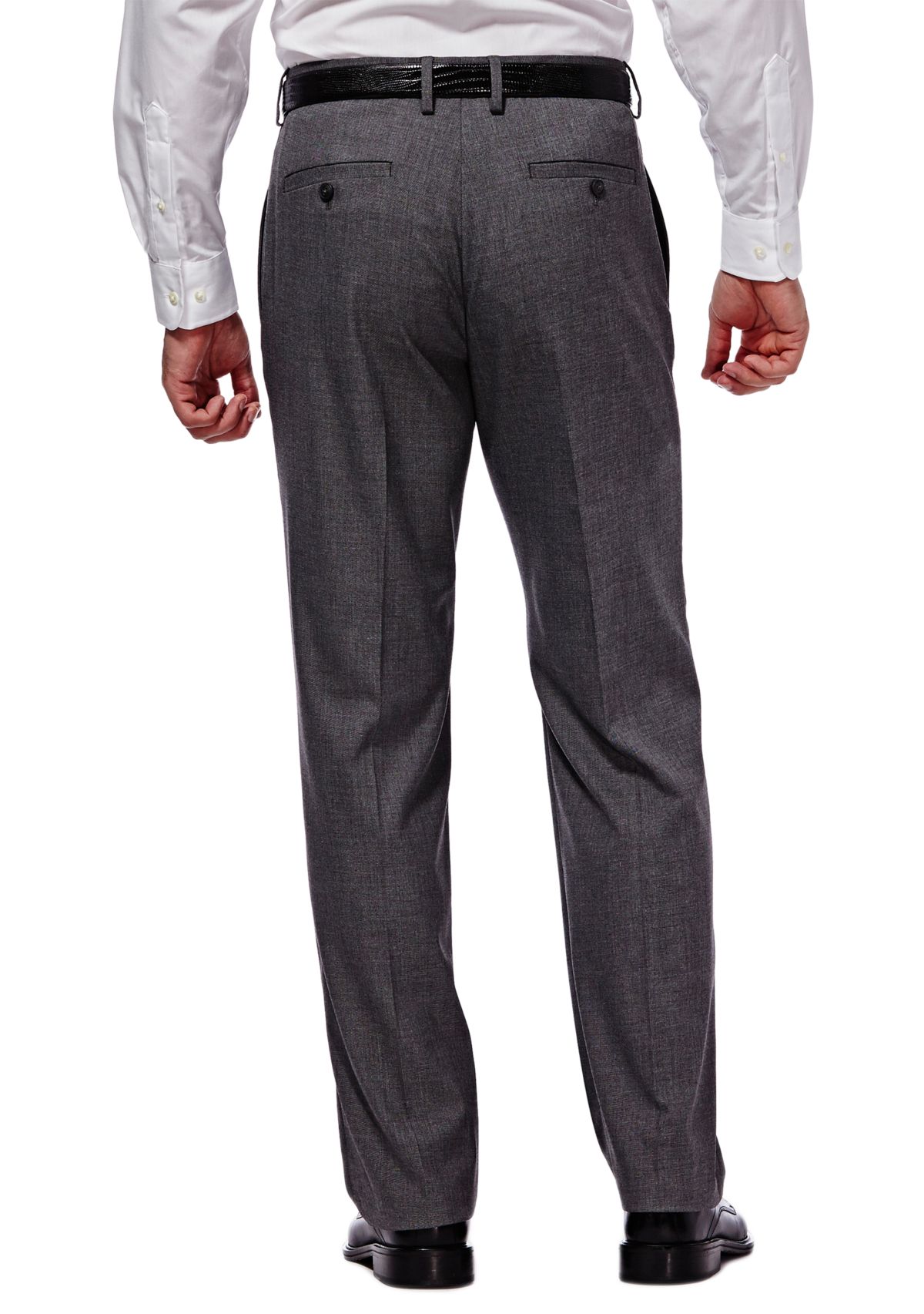 Mens Premium Stretch Classic Fit Flat Front Suit Separates Pant