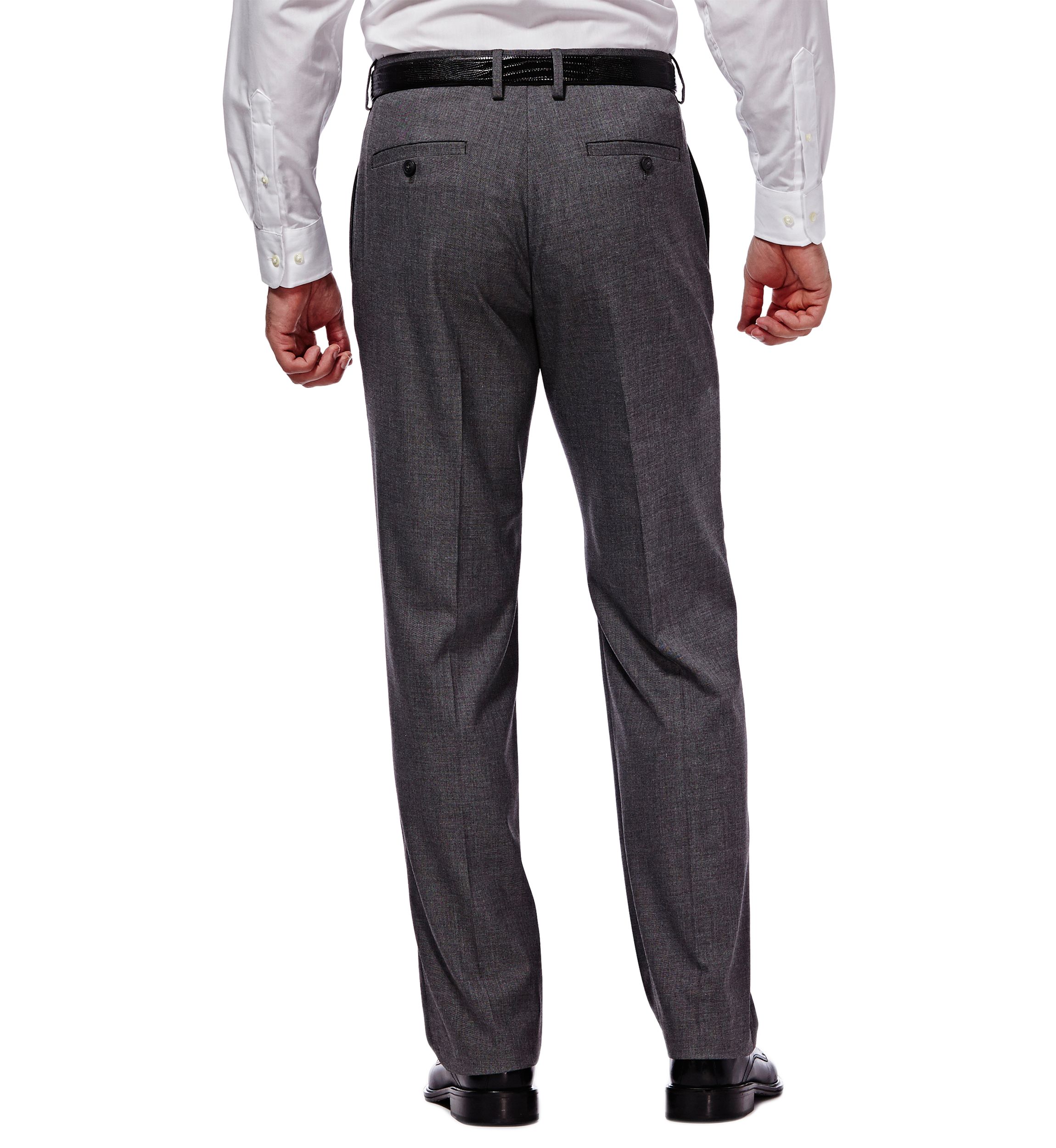 Mens Premium Stretch Classic Fit Flat Front Suit Separates Pant