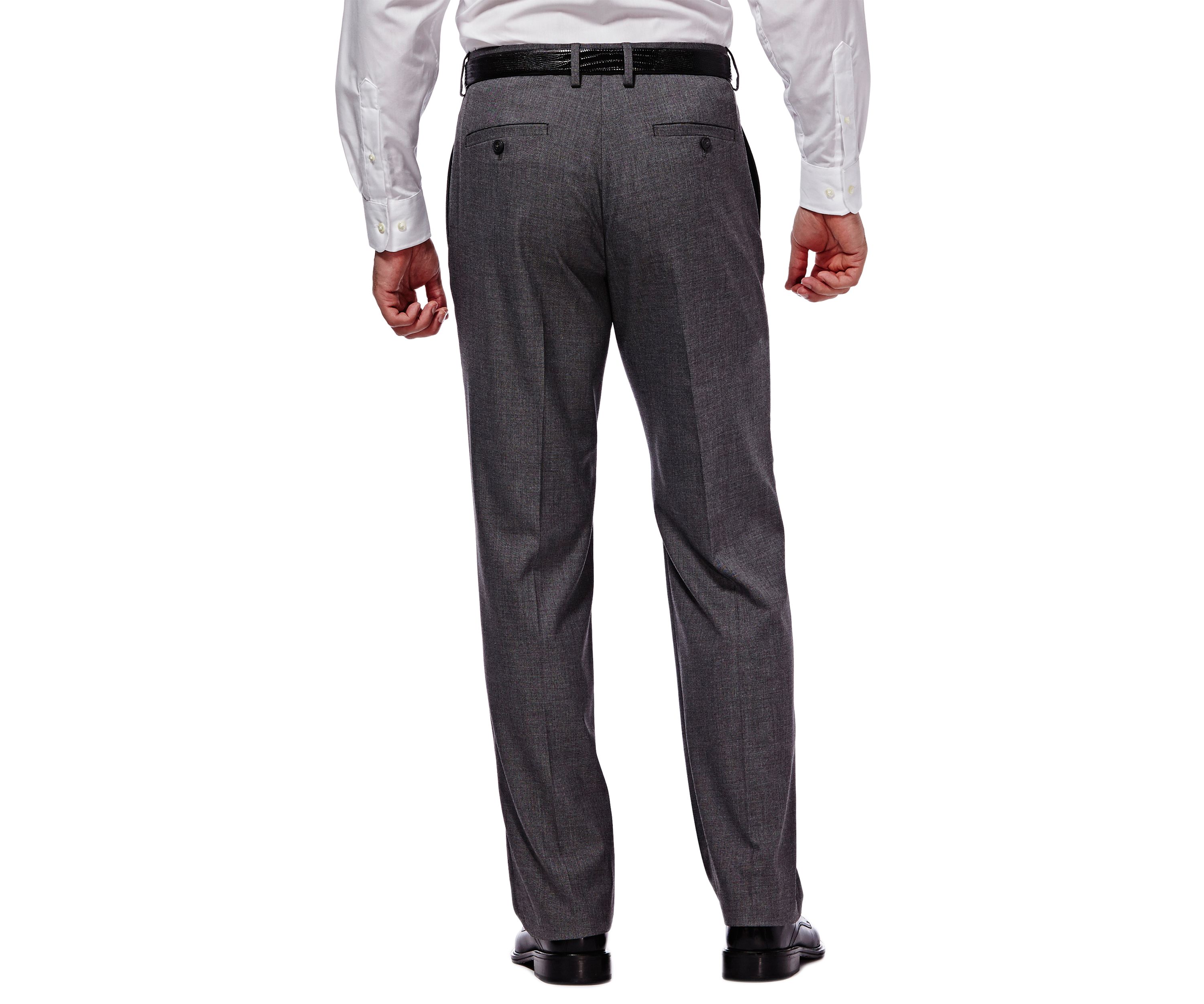 Mens Premium Stretch Classic Fit Flat Front Suit Separates Pant