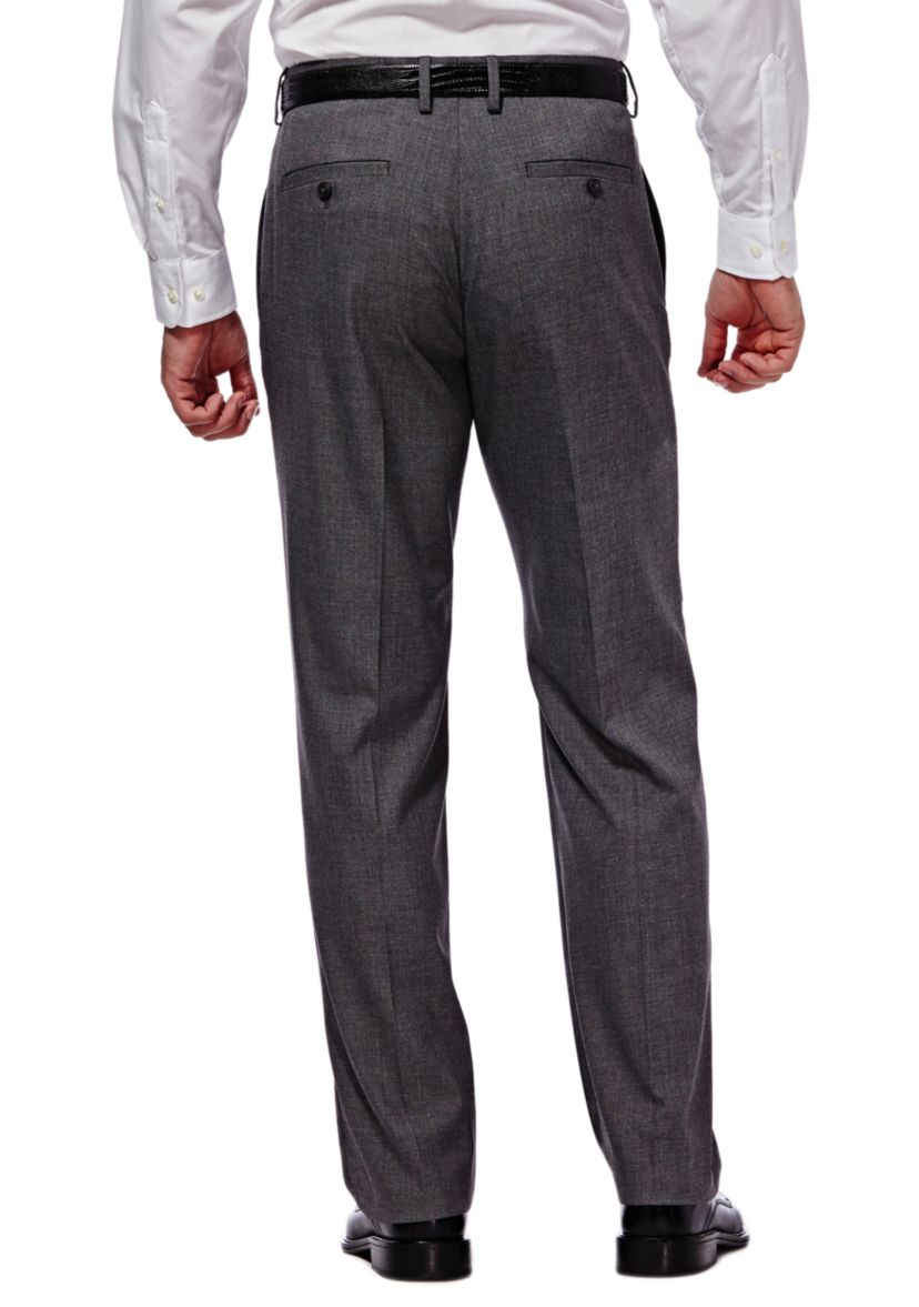 Mens Premium Stretch Classic Fit Flat Front Suit Separates Pant