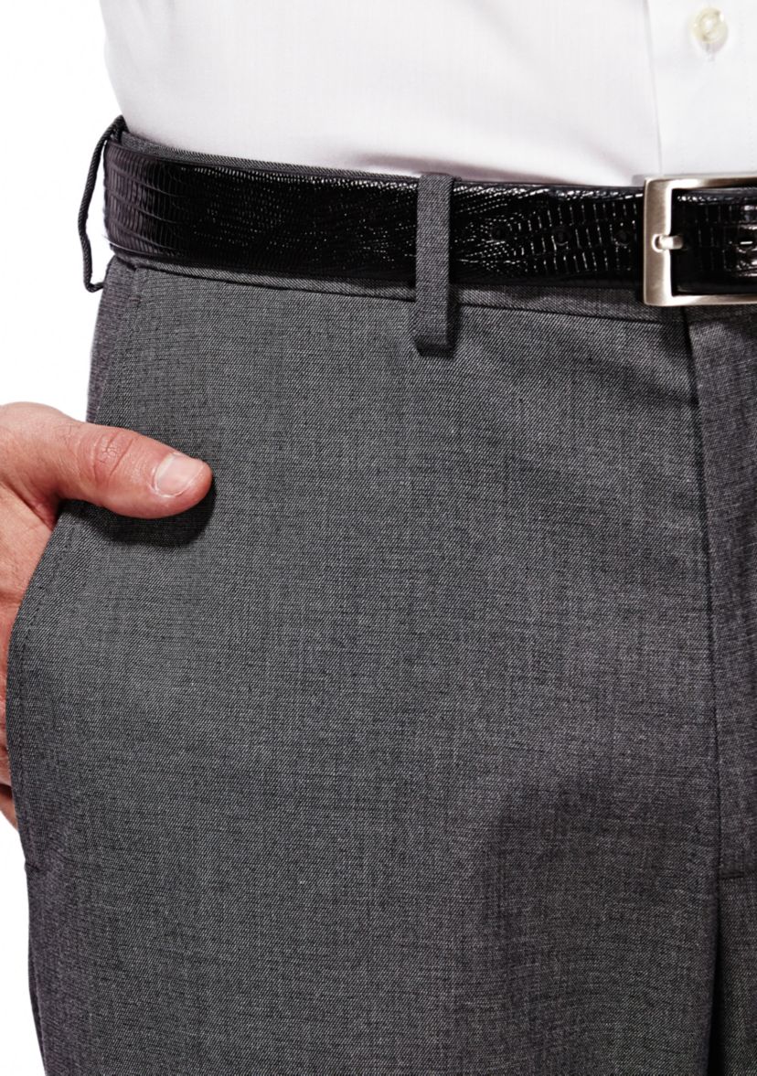 Mens Premium Stretch Classic Fit Flat Front Suit Separates Pant