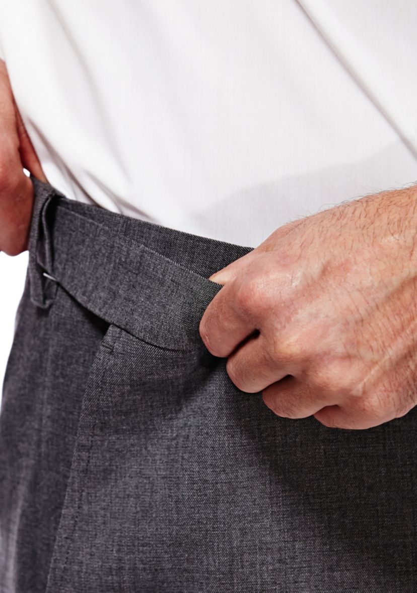 Mens Premium Stretch Classic Fit Flat Front Suit Separates Pant