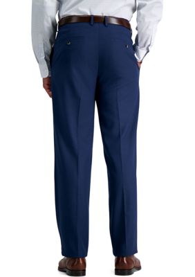 Classic Fit Flat Front Basketweave Suit Seperate Pant