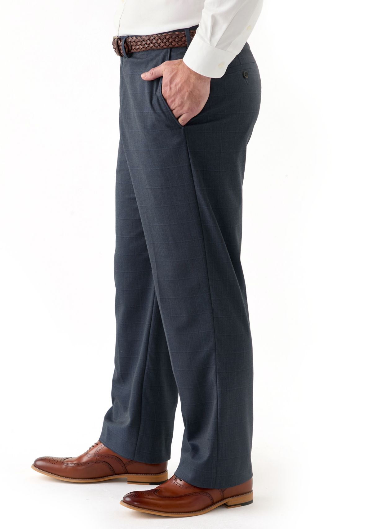J.M. Haggar™ Classic Stretch Windowpane Suit Pant