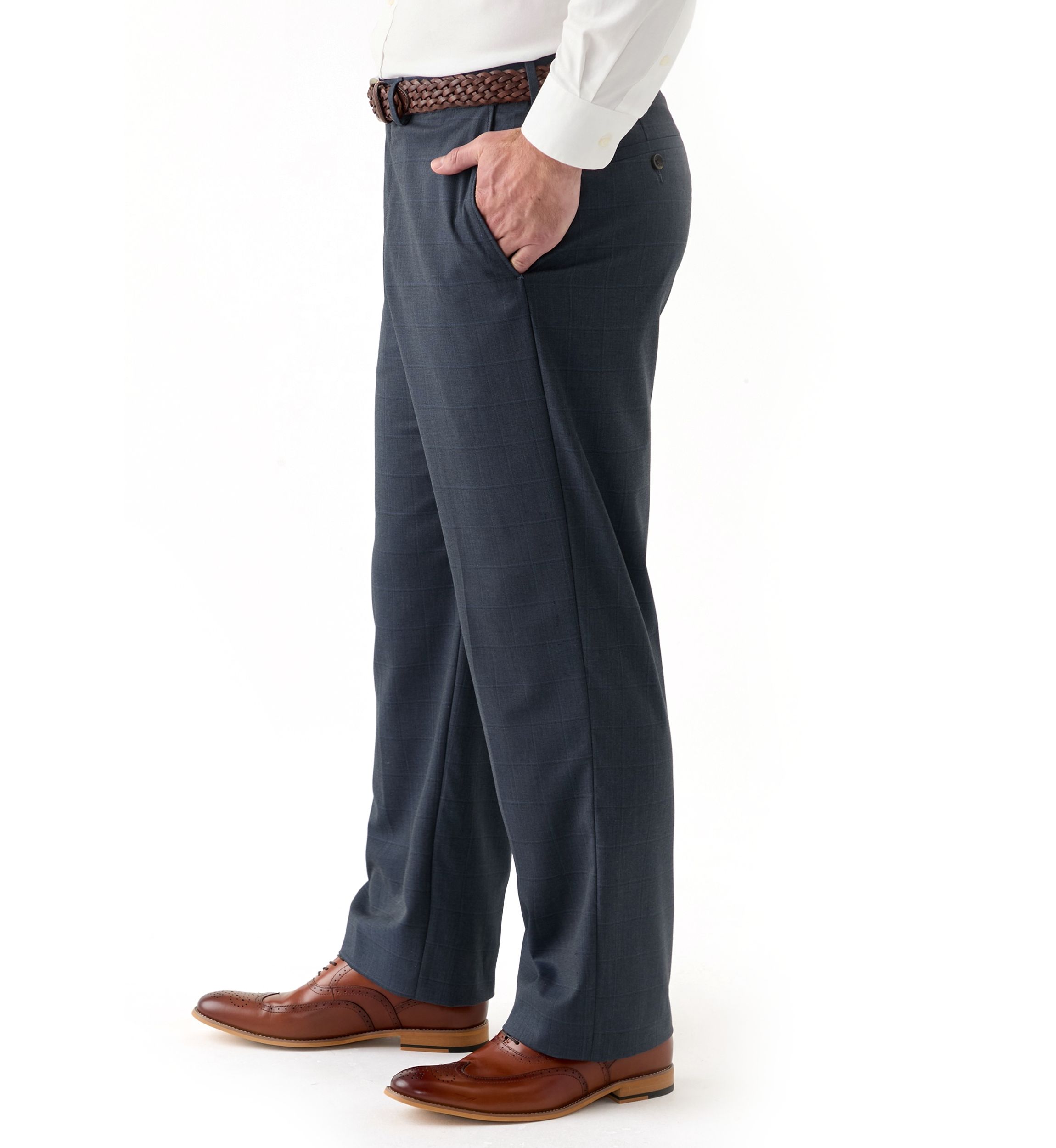J.M. Haggar™ Classic Stretch Windowpane Suit Pant