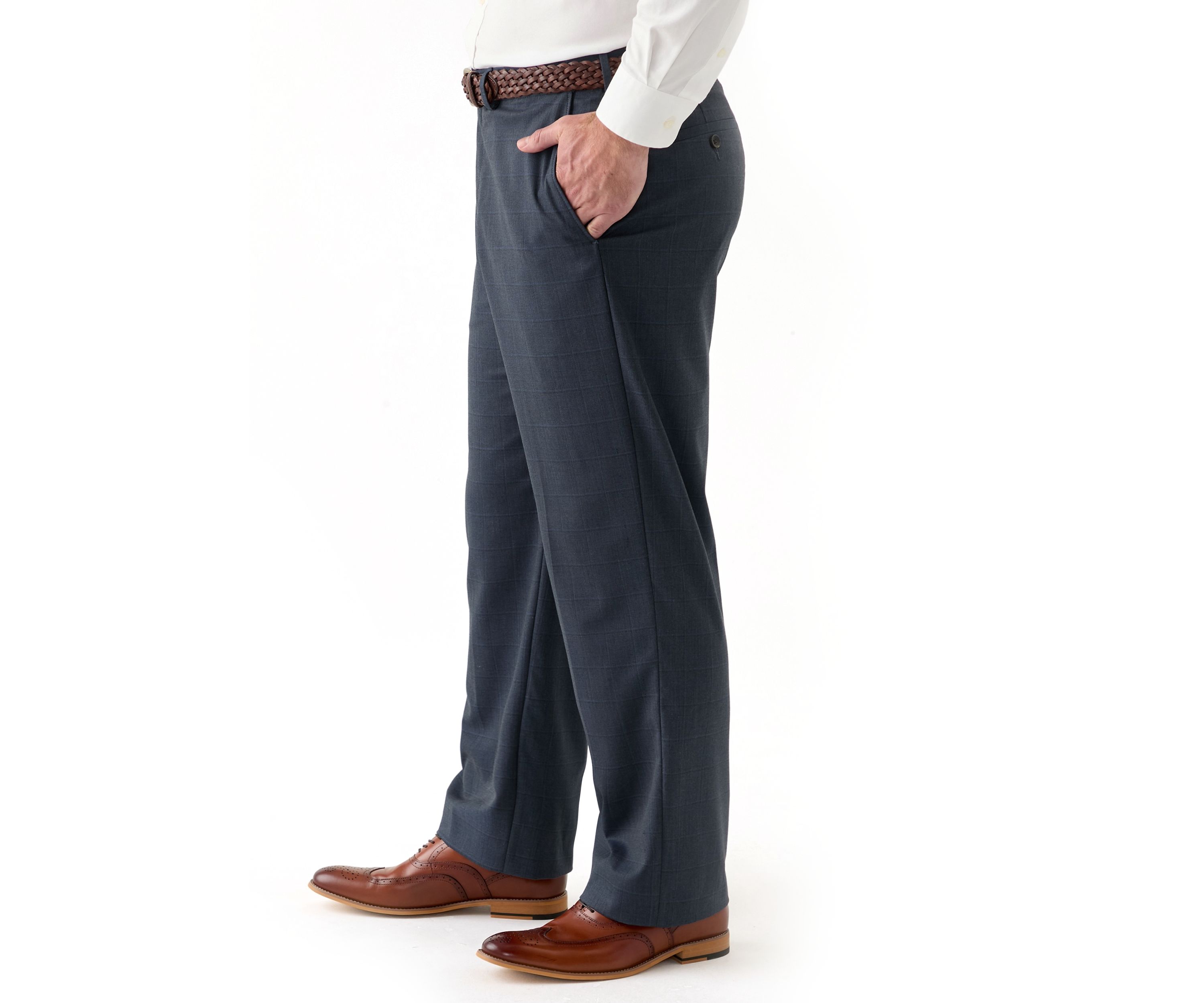 J.M. Haggar™ Classic Stretch Windowpane Suit Pant