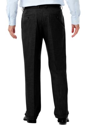 Stretch Sharkskin Classic Fit Pleat Front Suit Pant