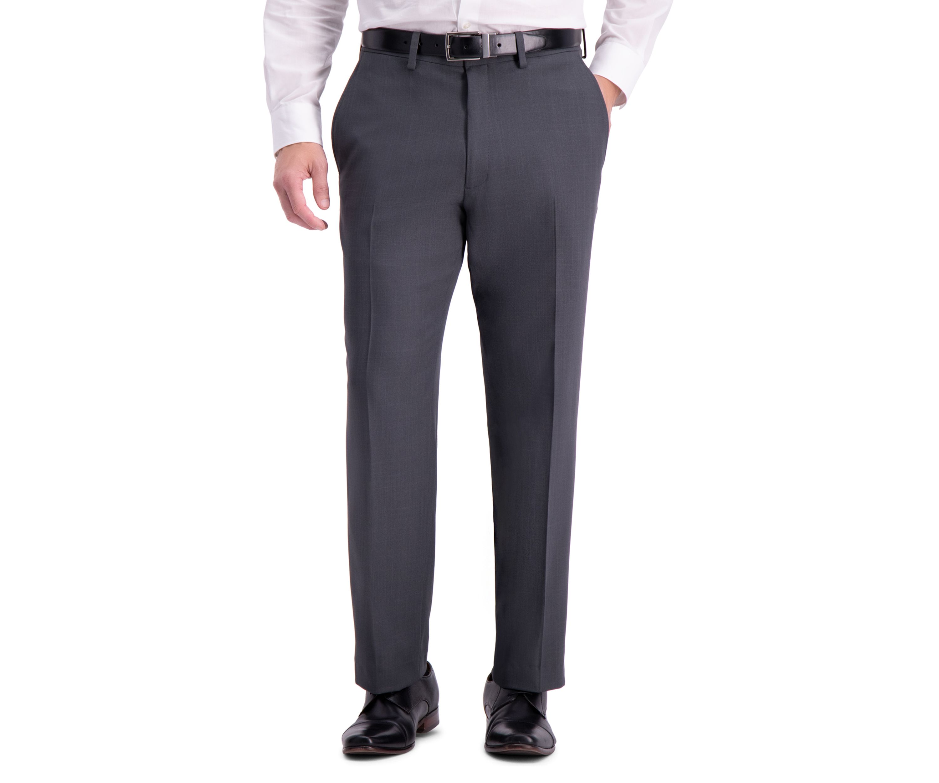Stretch Travel Performance Stria Tailored Fit Suit Pants