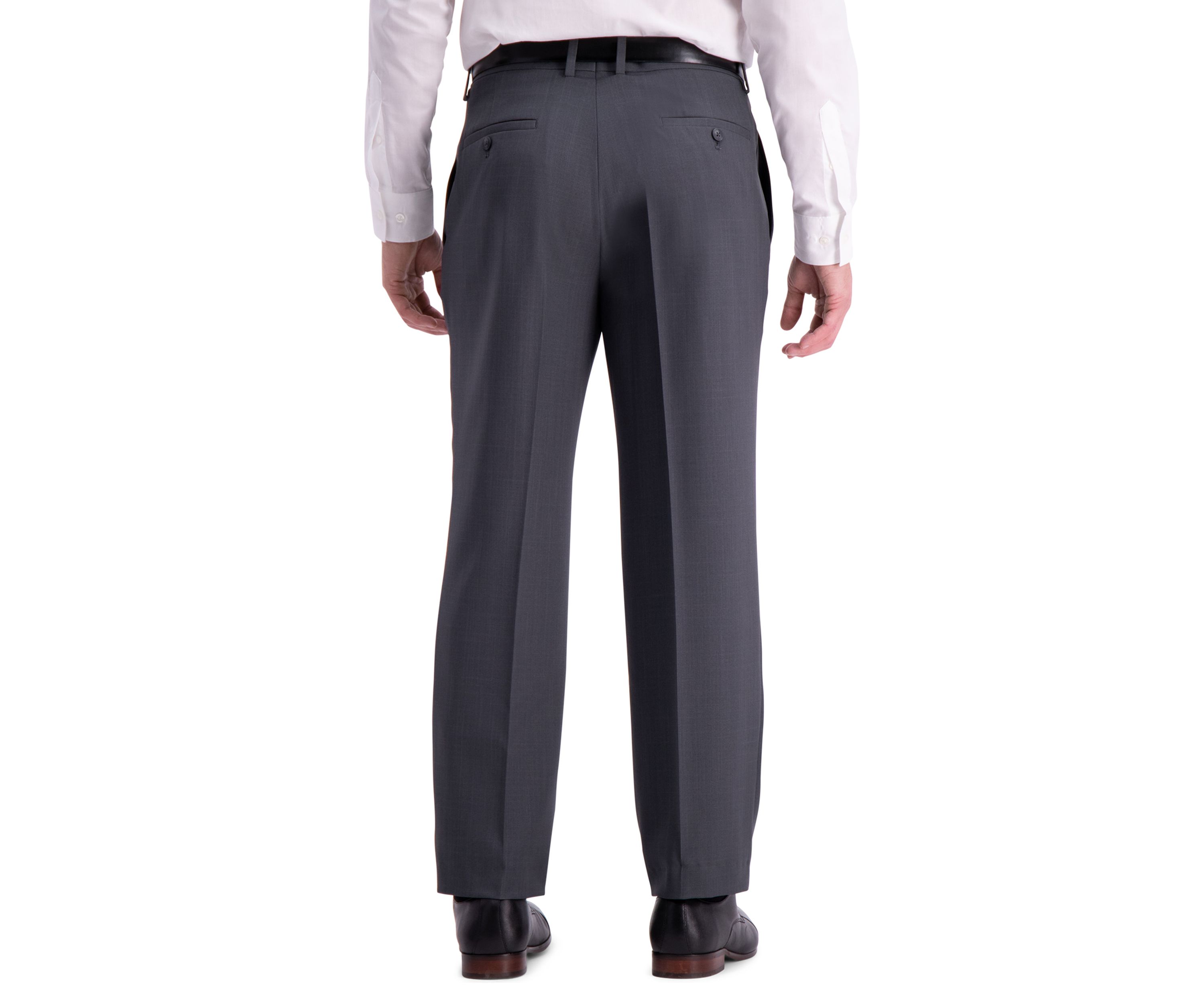 Stretch Travel Performance Stria Tailored Fit Suit Pants