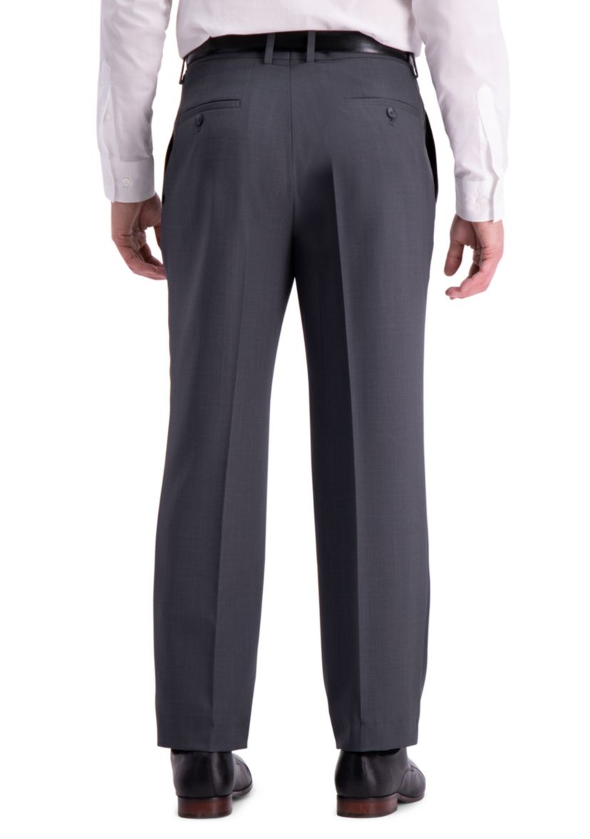 Stretch Travel Performance Stria Tailored Fit Suit Pants
