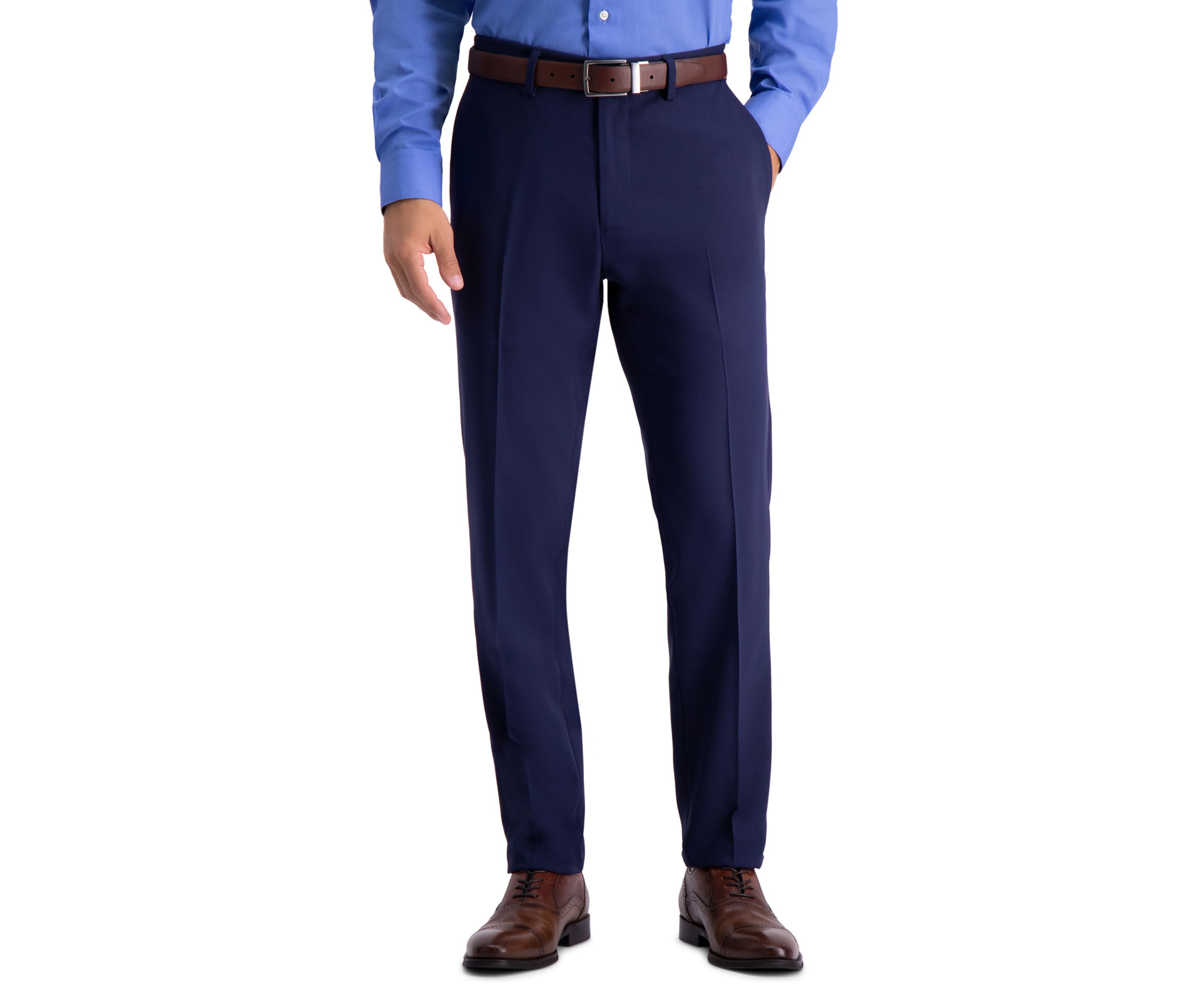 Active Series Herringbone Slim Fit Suit Separate Pants