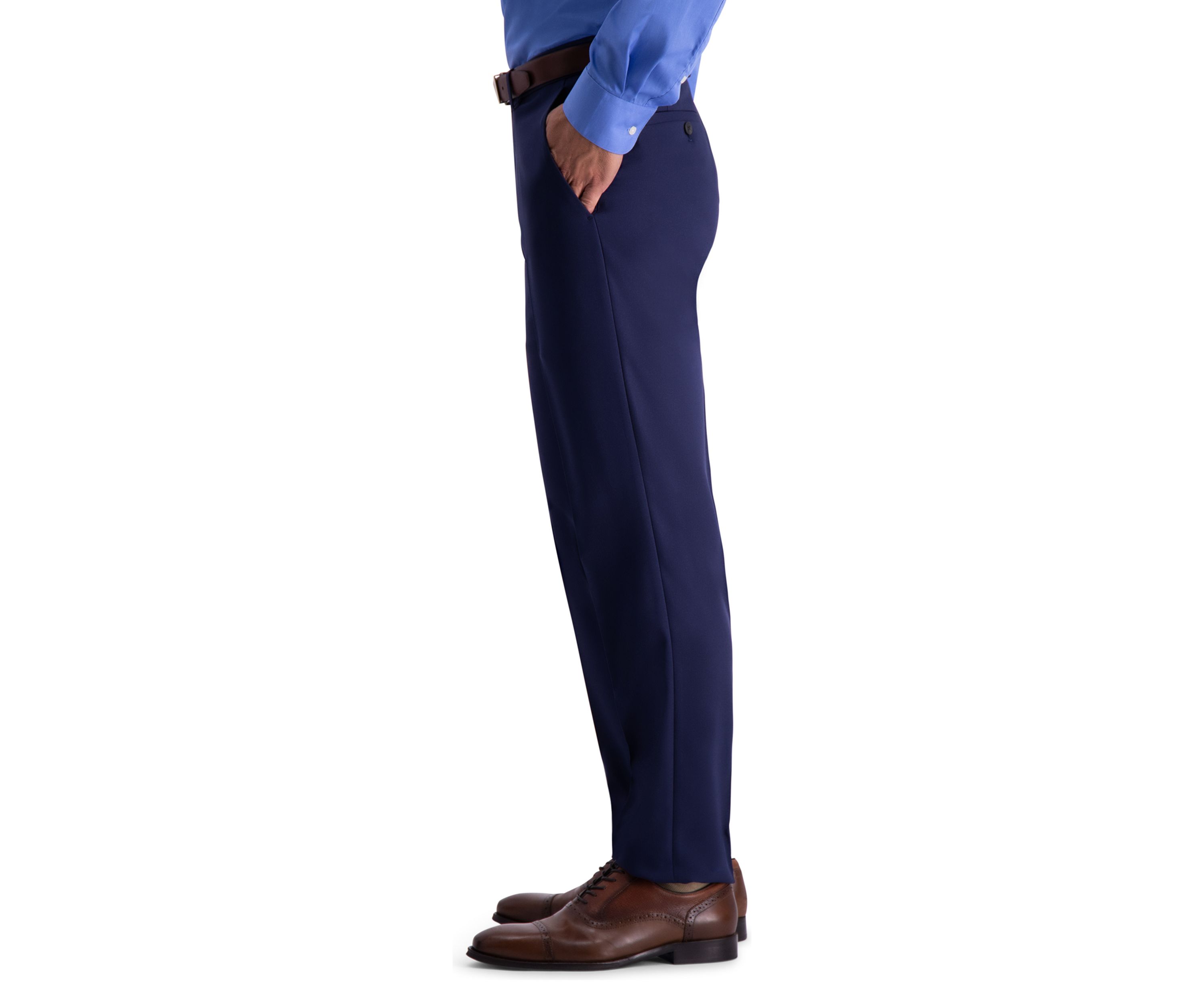 Active Series Herringbone Slim Fit Suit Separate Pants