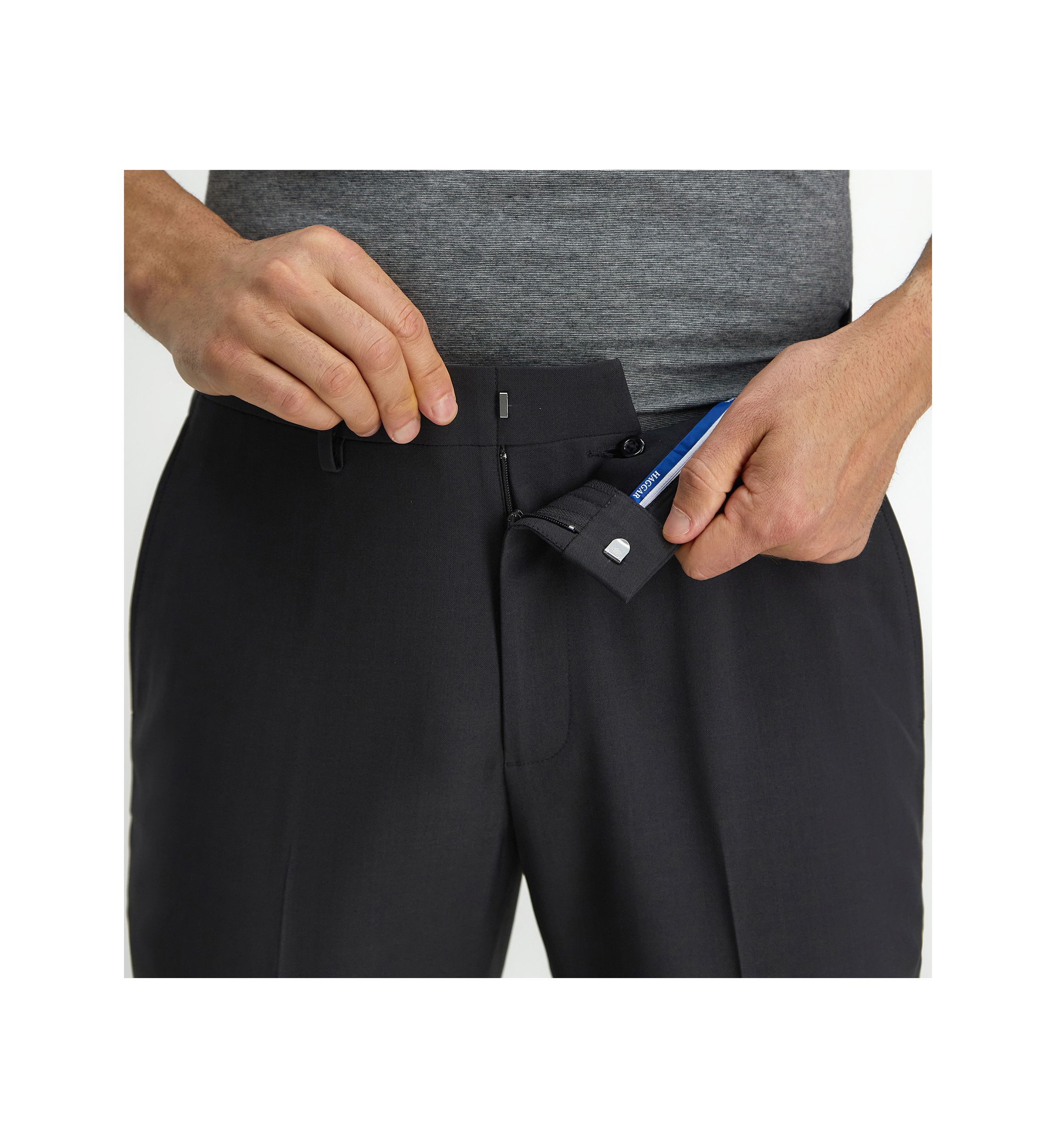 Haggar® Mens Smart Wash® with Repreve® Slim Fit Suit Pant