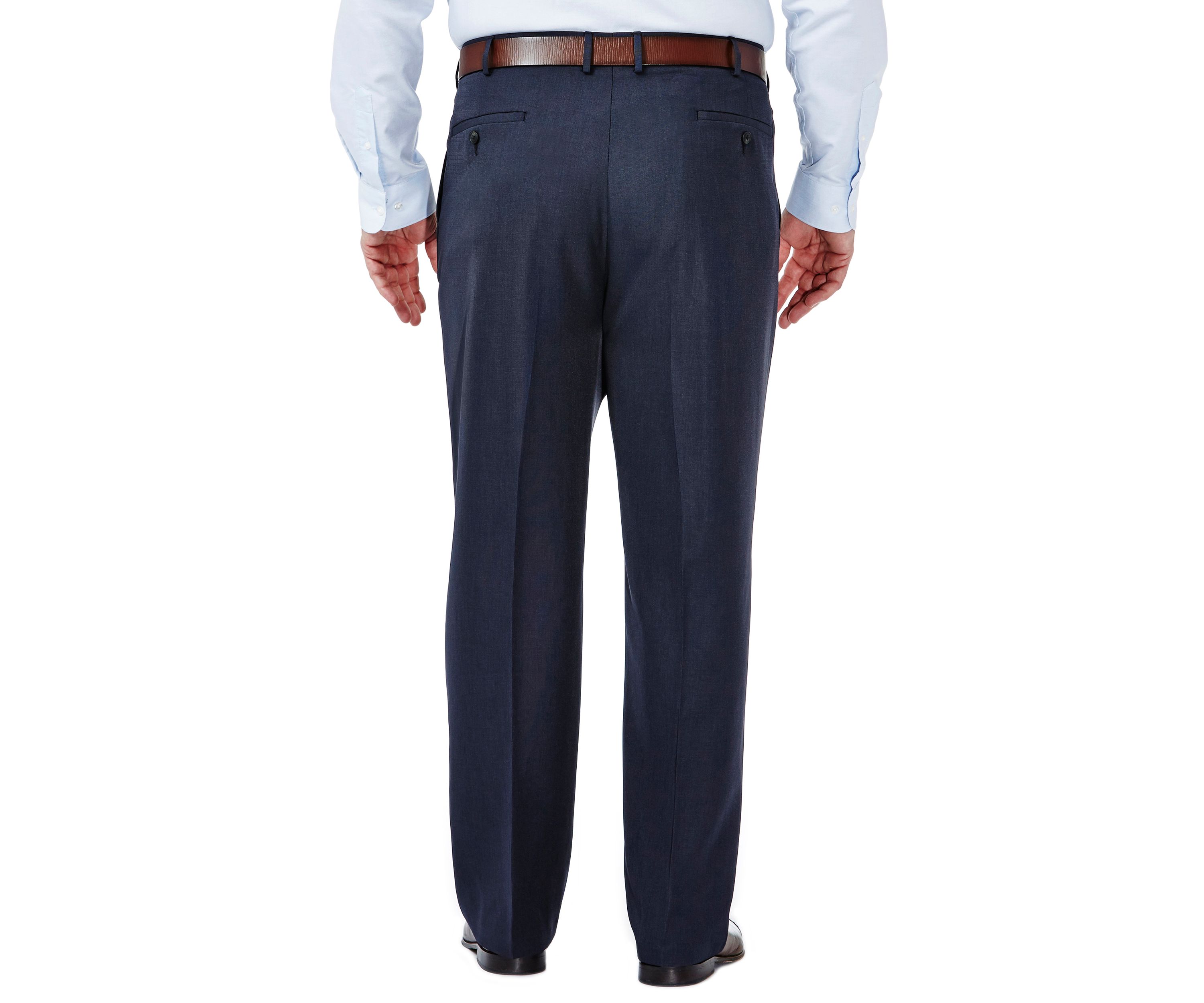 Big & Tall Travel Performance Classic Fit Tic Weave Suit Pants