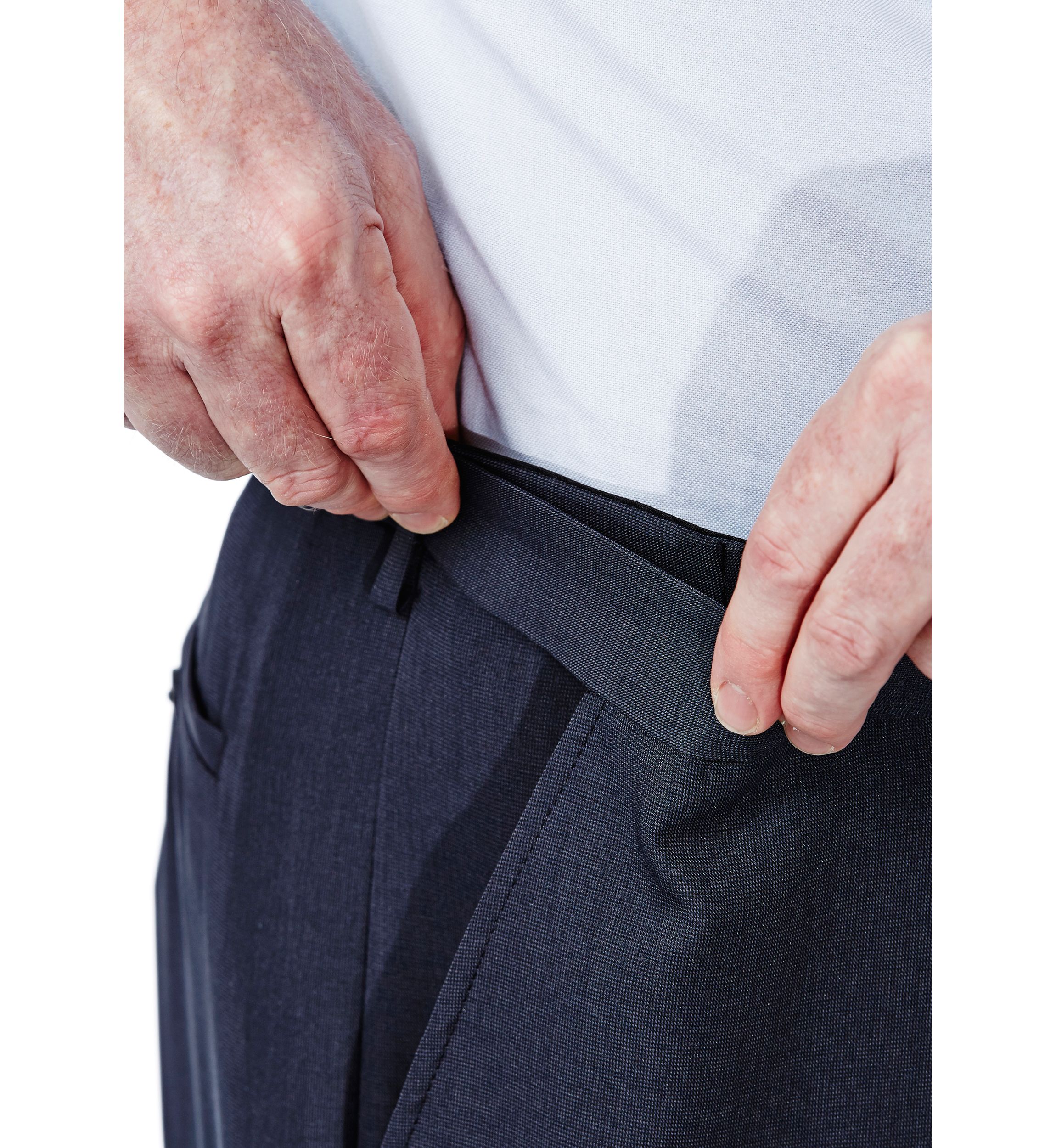 Big & Tall Travel Performance Classic Fit Tic Weave Suit Pants