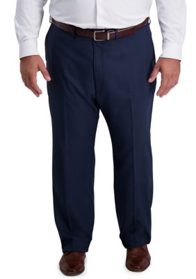 Haggar Men's Big & Tall Stretch Travel Performance Classic Fit Suit Pants