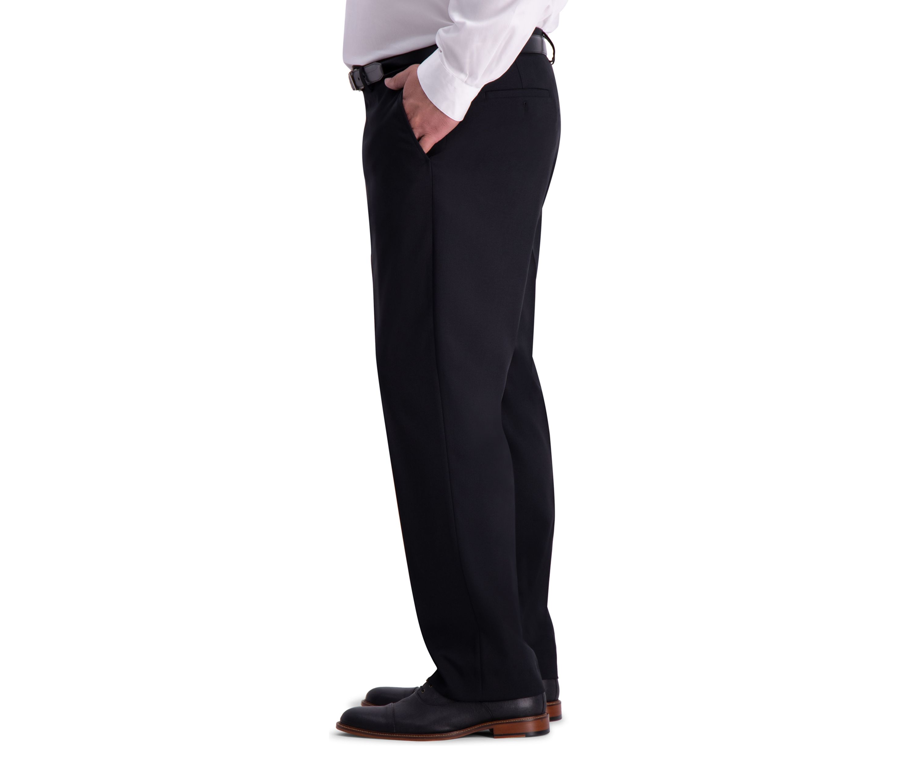 Big & Tall Stretch Travel Performance Heather Twill Classic Fit Suit Separate Pants