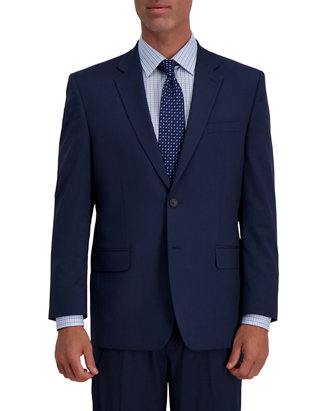 Haggar Men's Stretch Classic Fit 2-Button Center Vent Suit Separate Coat 