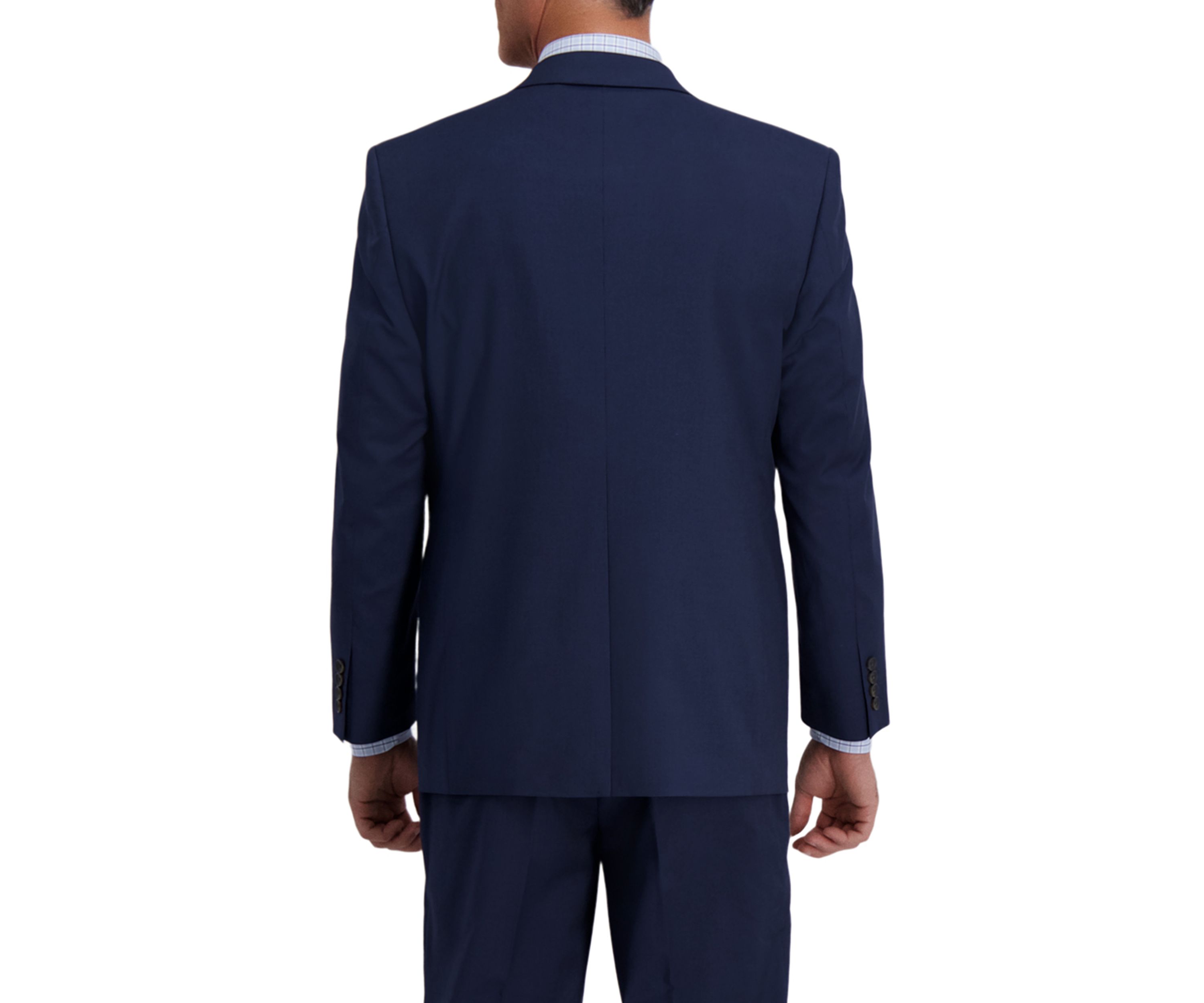 Mens Stretch Houndstooth Classic Fit 2 Button Center Vent Suit Separate Coat