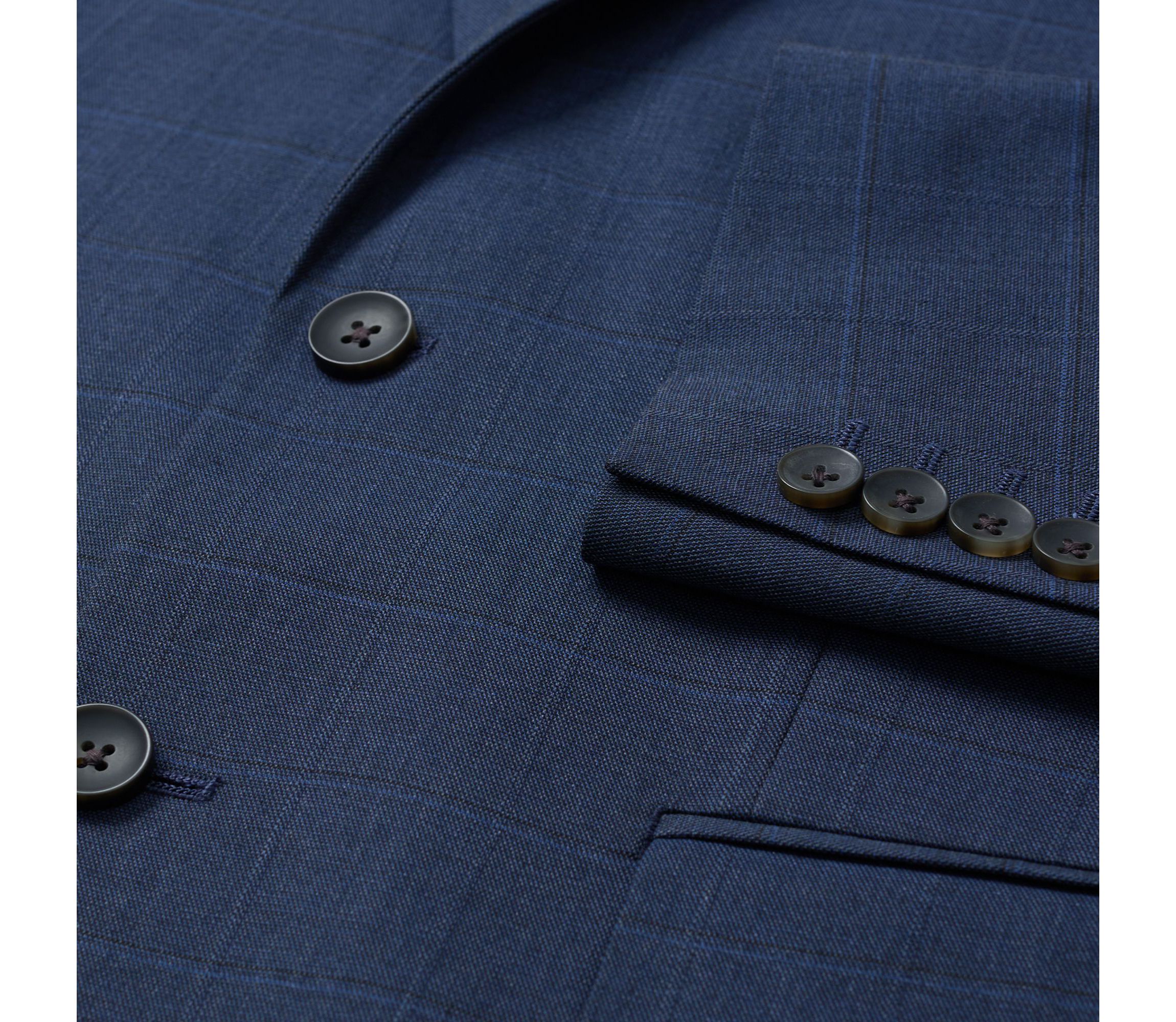 J.M. Haggar™ Classic Sharkskin Windowpane Suit Jacket
