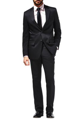 Travel Performance Micro Tonal Stripe Tailored Fit Suit Coat