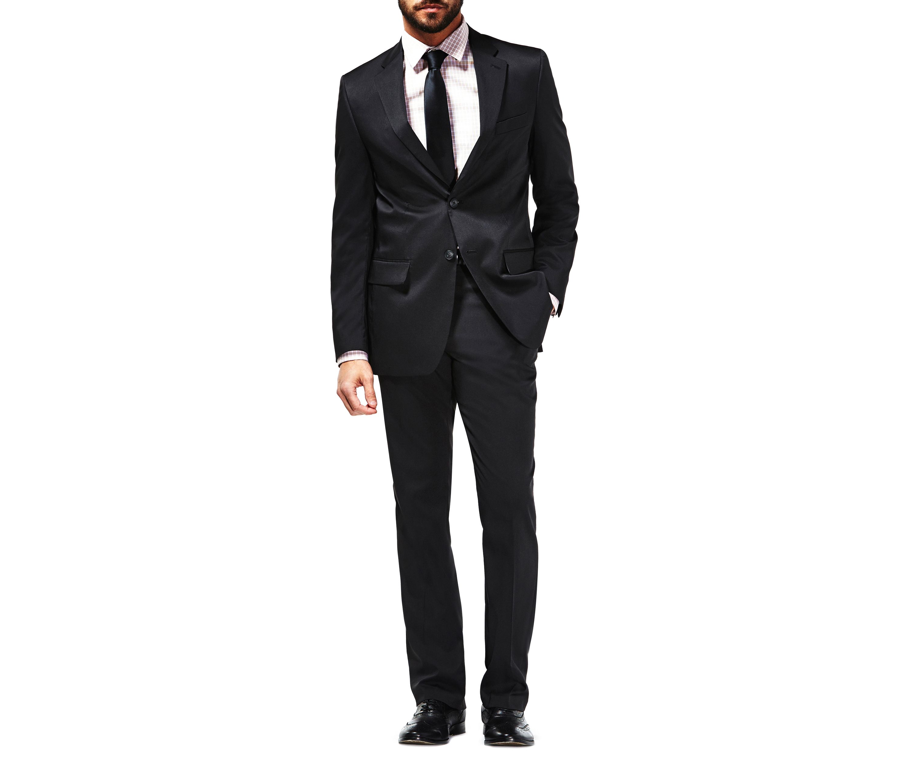 Travel Performance Micro Tonal Stripe Tailored Fit Suit Coat