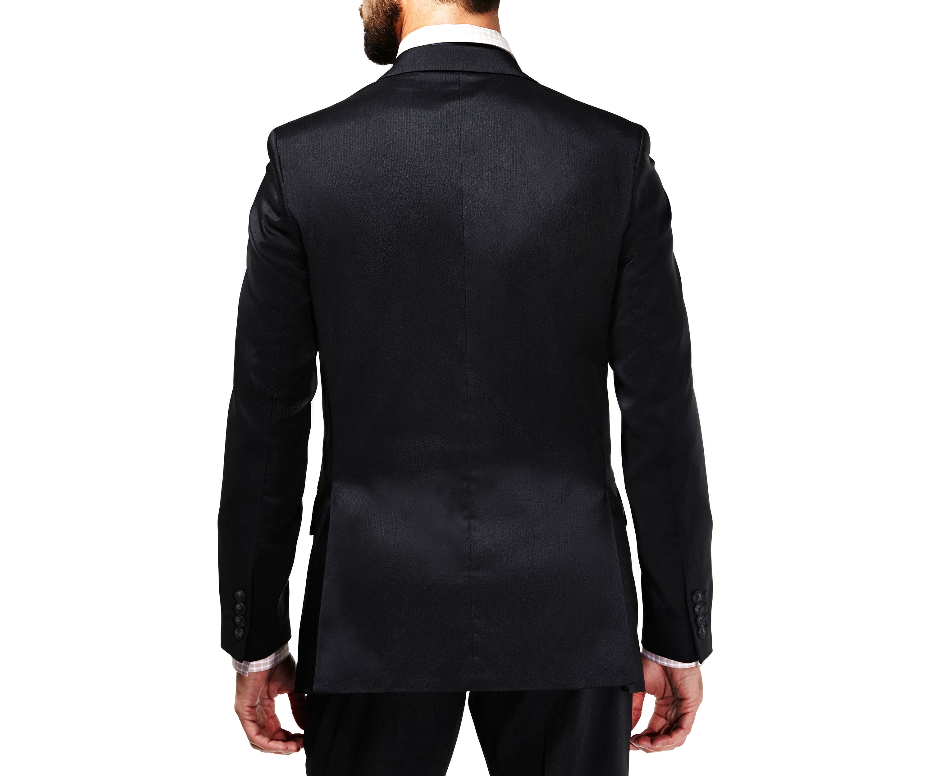 Travel Performance Micro Tonal Stripe Tailored Fit Suit Coat