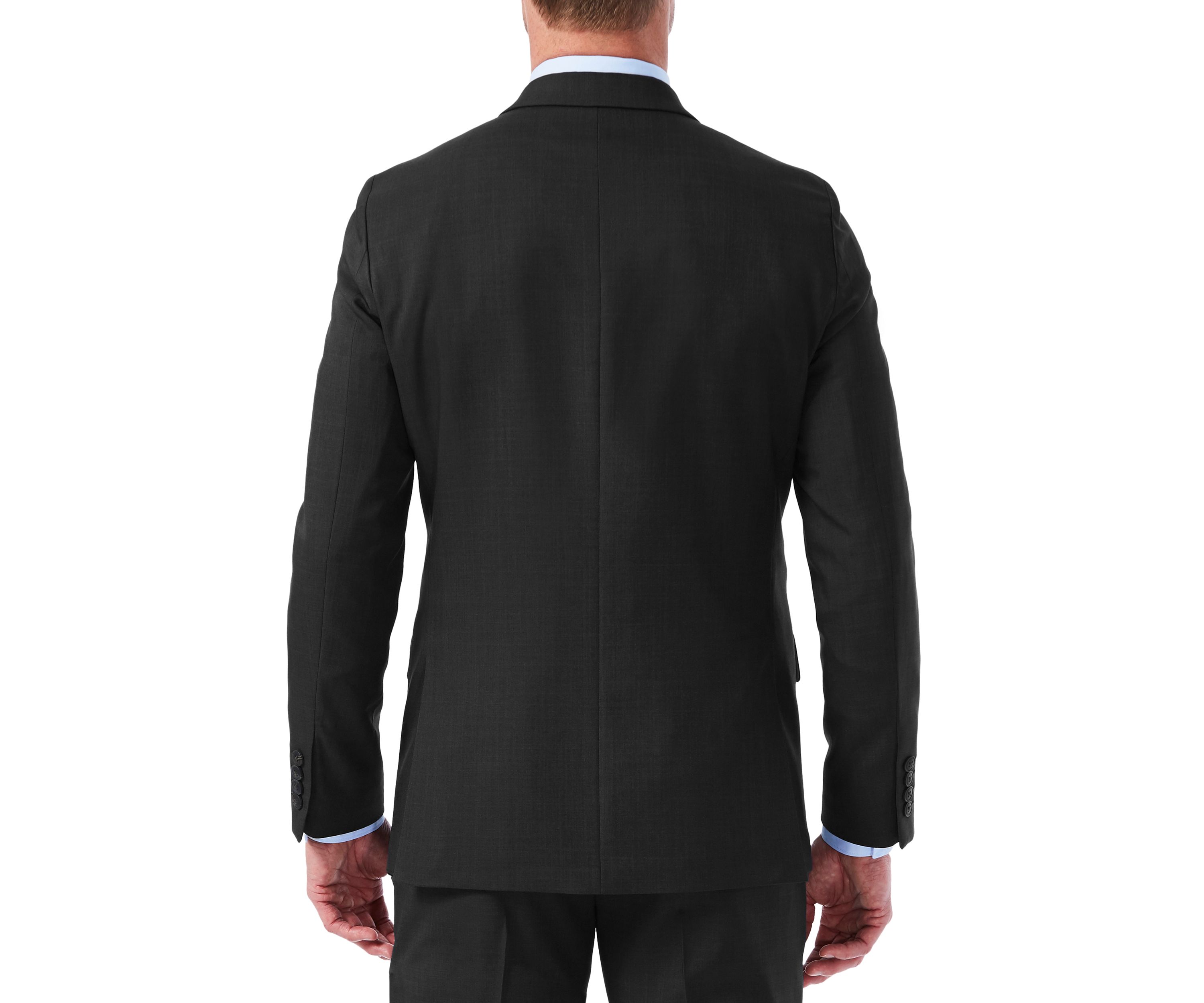 EXS Stretch Performance Slim Fit Melange Gabardine Suit Coat
