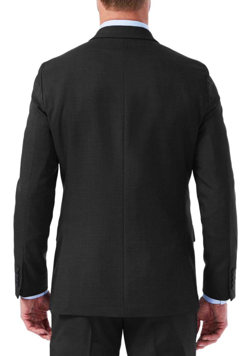EXS Stretch Performance Slim Fit Melange Gabardine Suit Coat