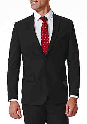 Haggar mens J.m J.M Haggar Men's Premium Check Classic Fit Suit Separate Coat 