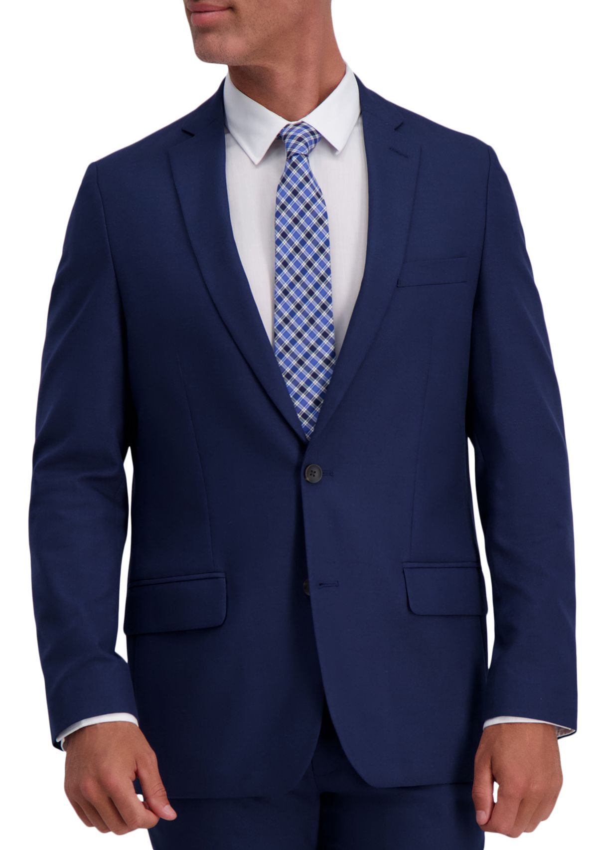 Mens Stretch Basket Weave Slim Fit 2 Button Side Vent Suit Separate Coat