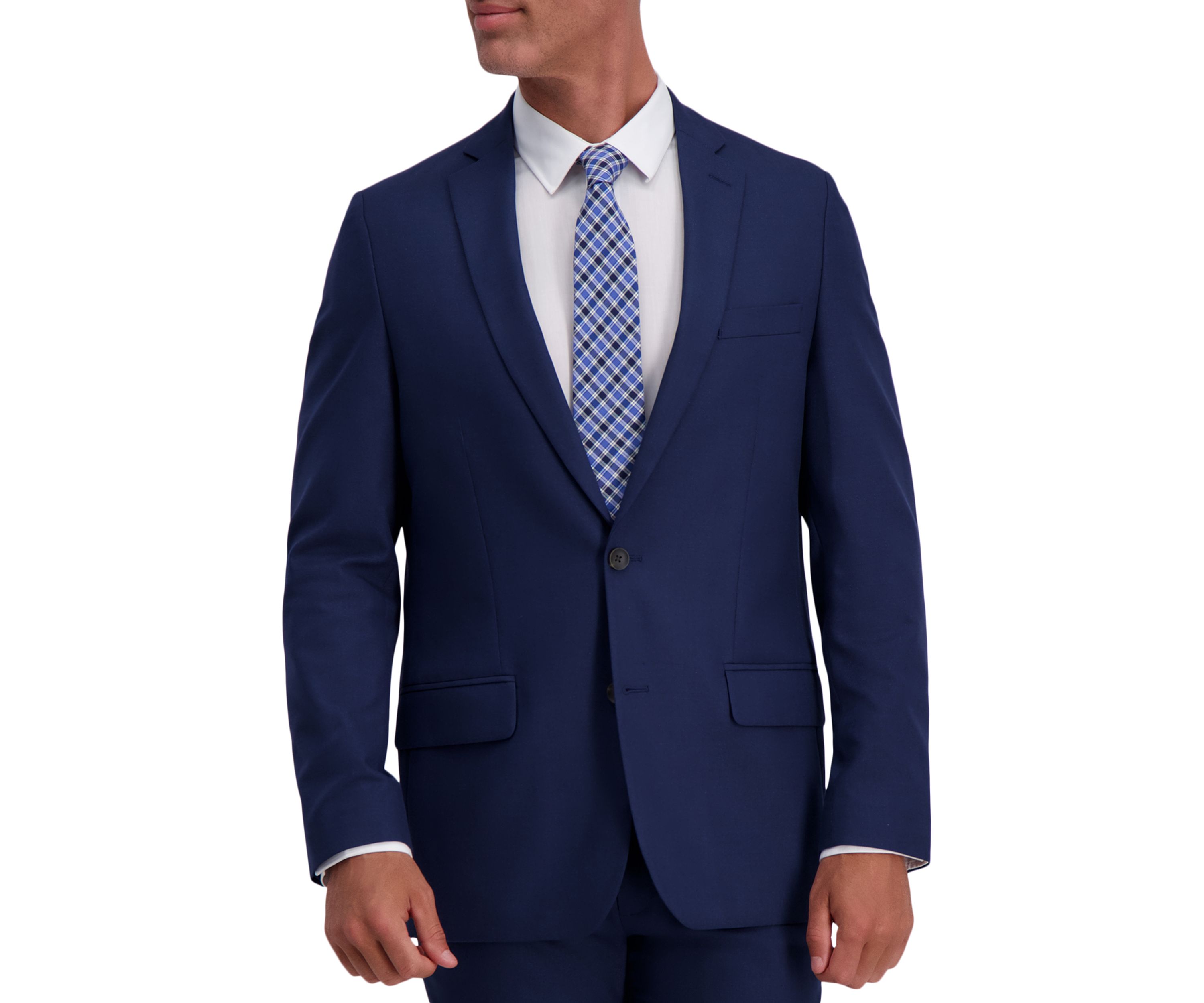Mens Stretch Basket Weave Slim Fit 2 Button Side Vent Suit Separate Coat
